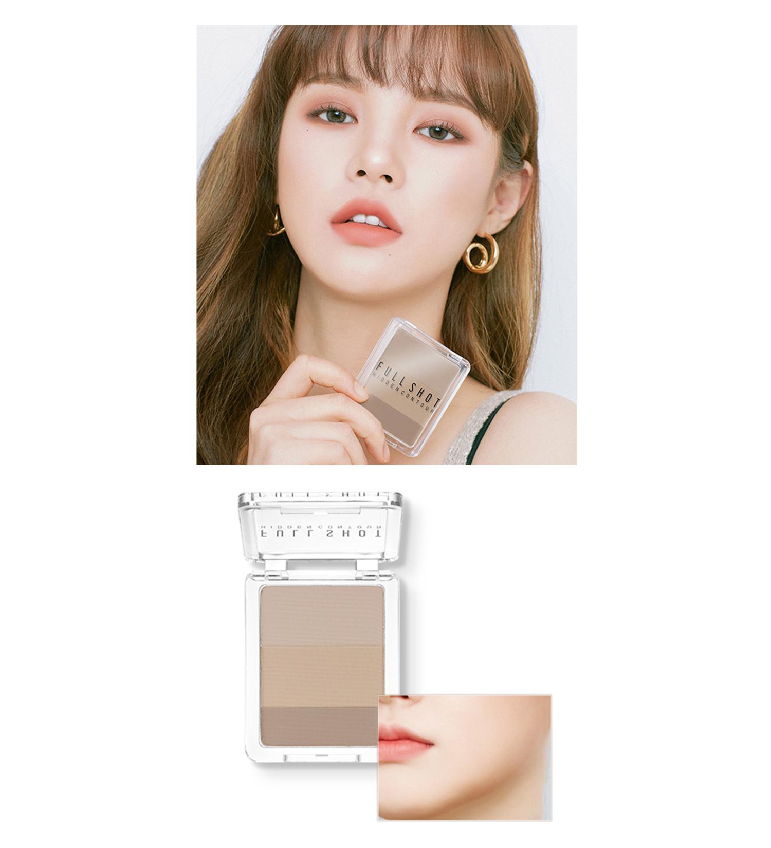 Missha Natural Tones 3-Palette Contour Full Shot Hidden Contour No.1 Soft Ginger