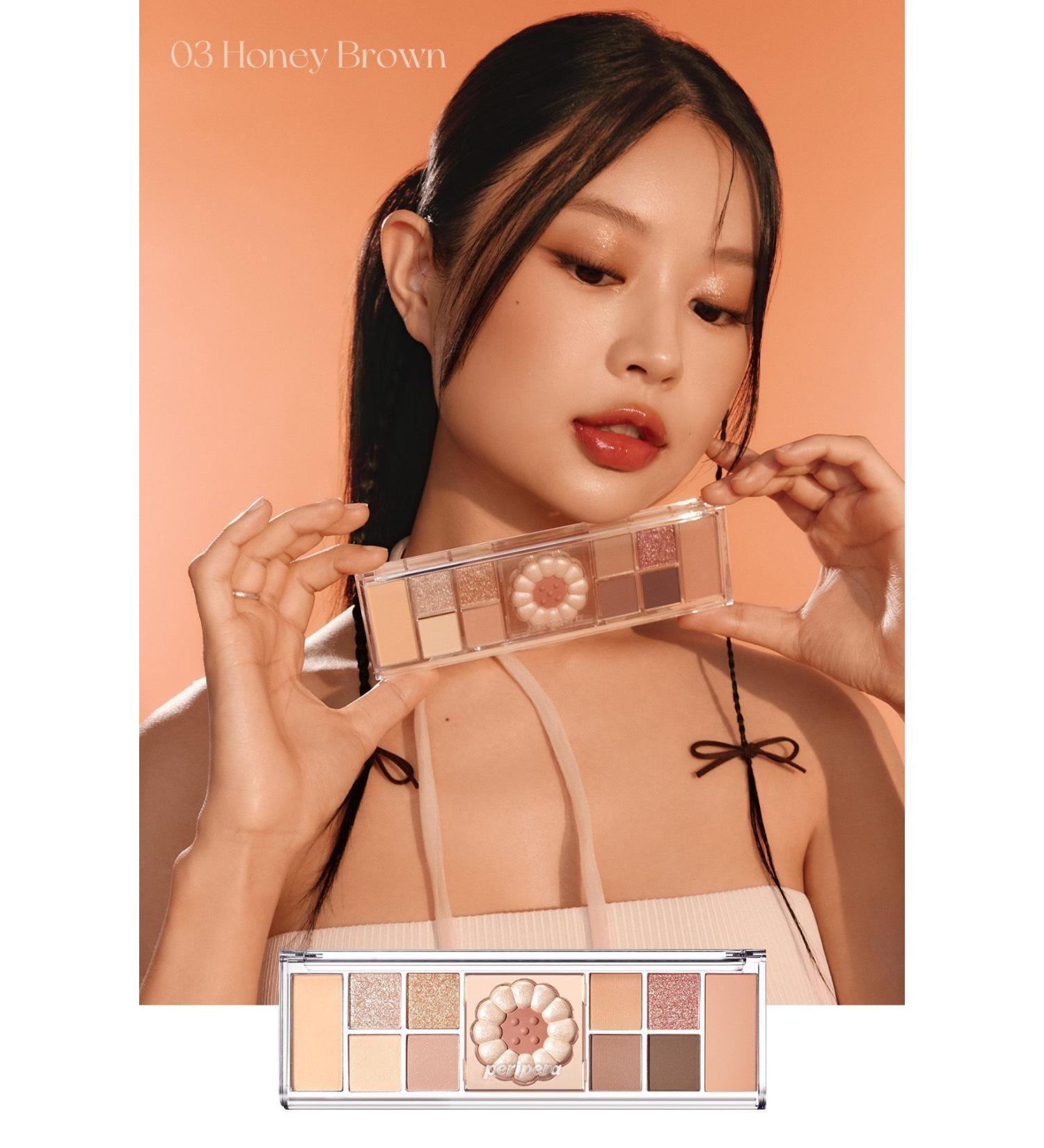 PERIPERA Multifunctional Makeup Palette Peripera All Take Mood Like Palette (03 Honey Brown) (Honey K-Oookie) - Buy Online on GoSupps.com