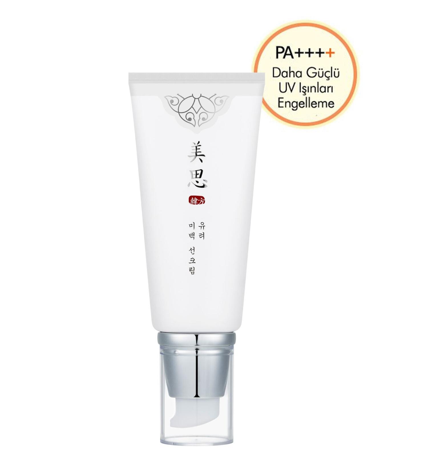 Missha Brightening Whitening Sunscreen 50ml Misa Yu Ryeo Whitening Sun Block SPF50+/PA++++ - Buy Online on GoSupps.com