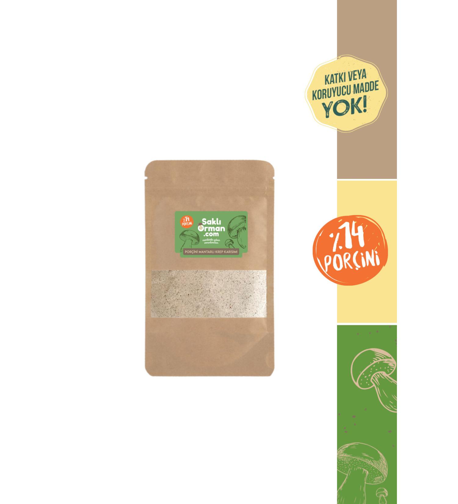 Hidden Forest Natural Porcini Mushroom Pancake Mix 177 gr - Buy Online on GoSupps.com