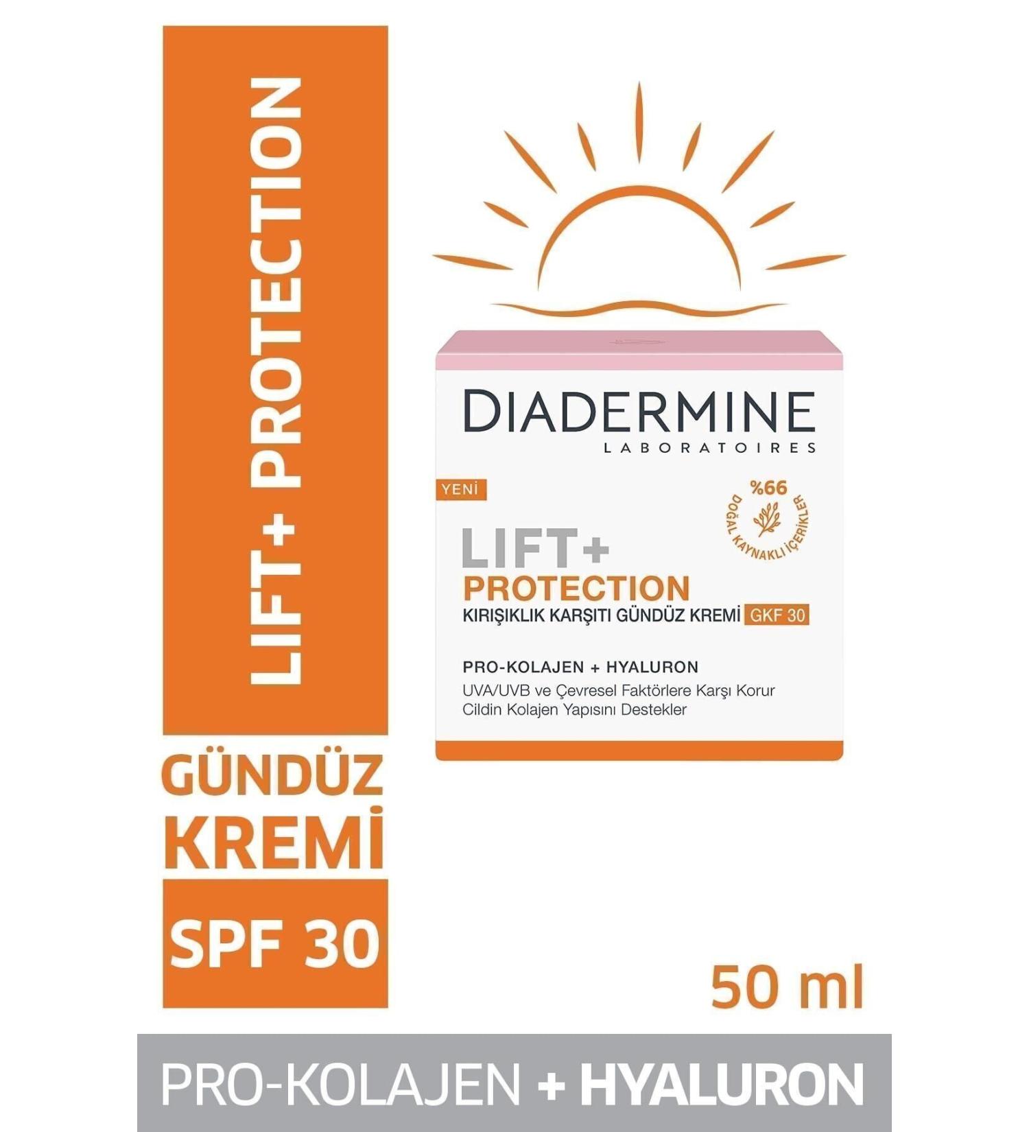 Diadermine Lift Firming and Sunscreen Cream Spf 30 50 ml - Buy Online on GoSupps.com