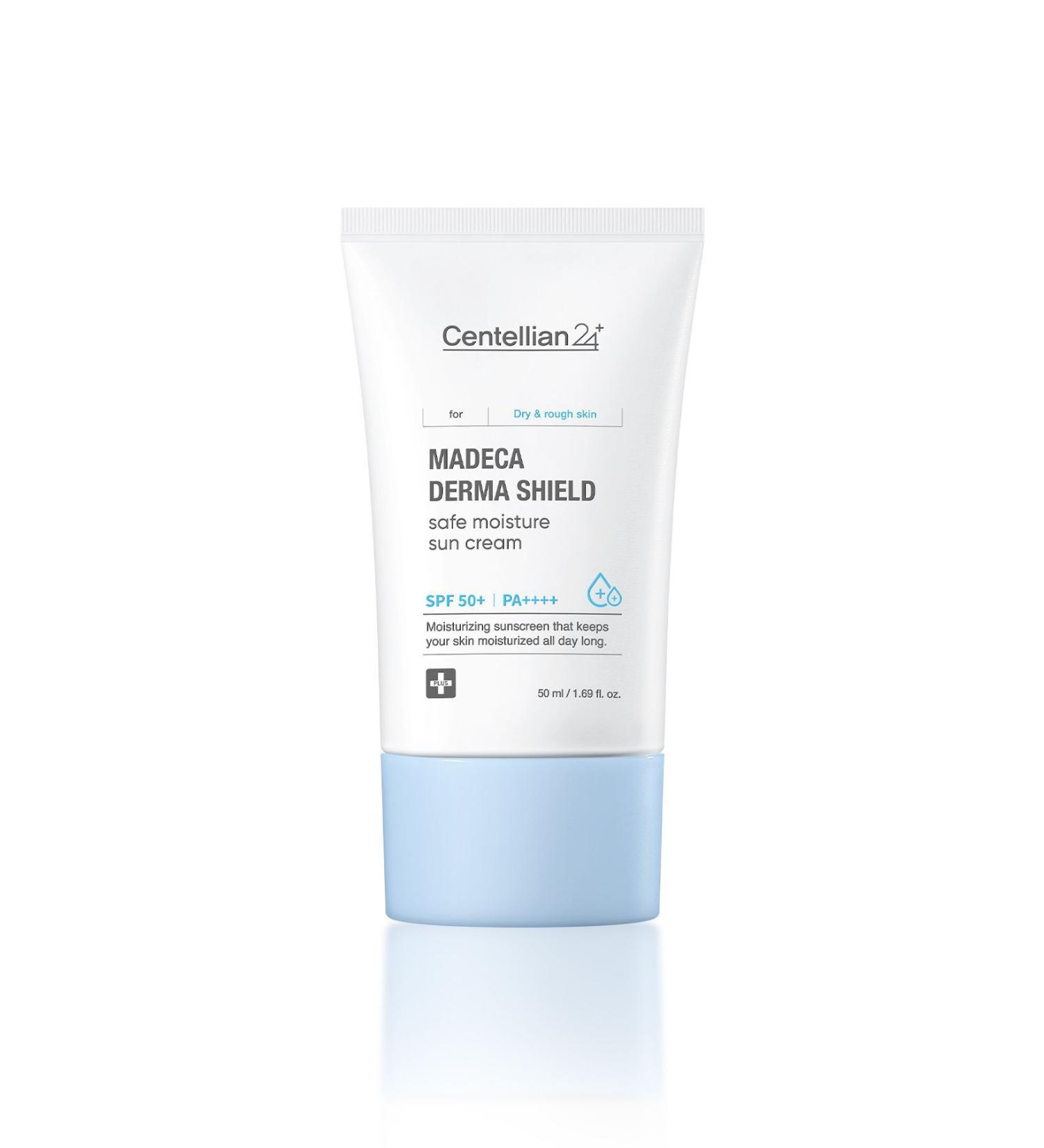 Centellian 24 Madeca Derma Shield Safe Moisture Sun Cream SPF50+ PA++++ 50ml - Buy Online on GoSupps.com
