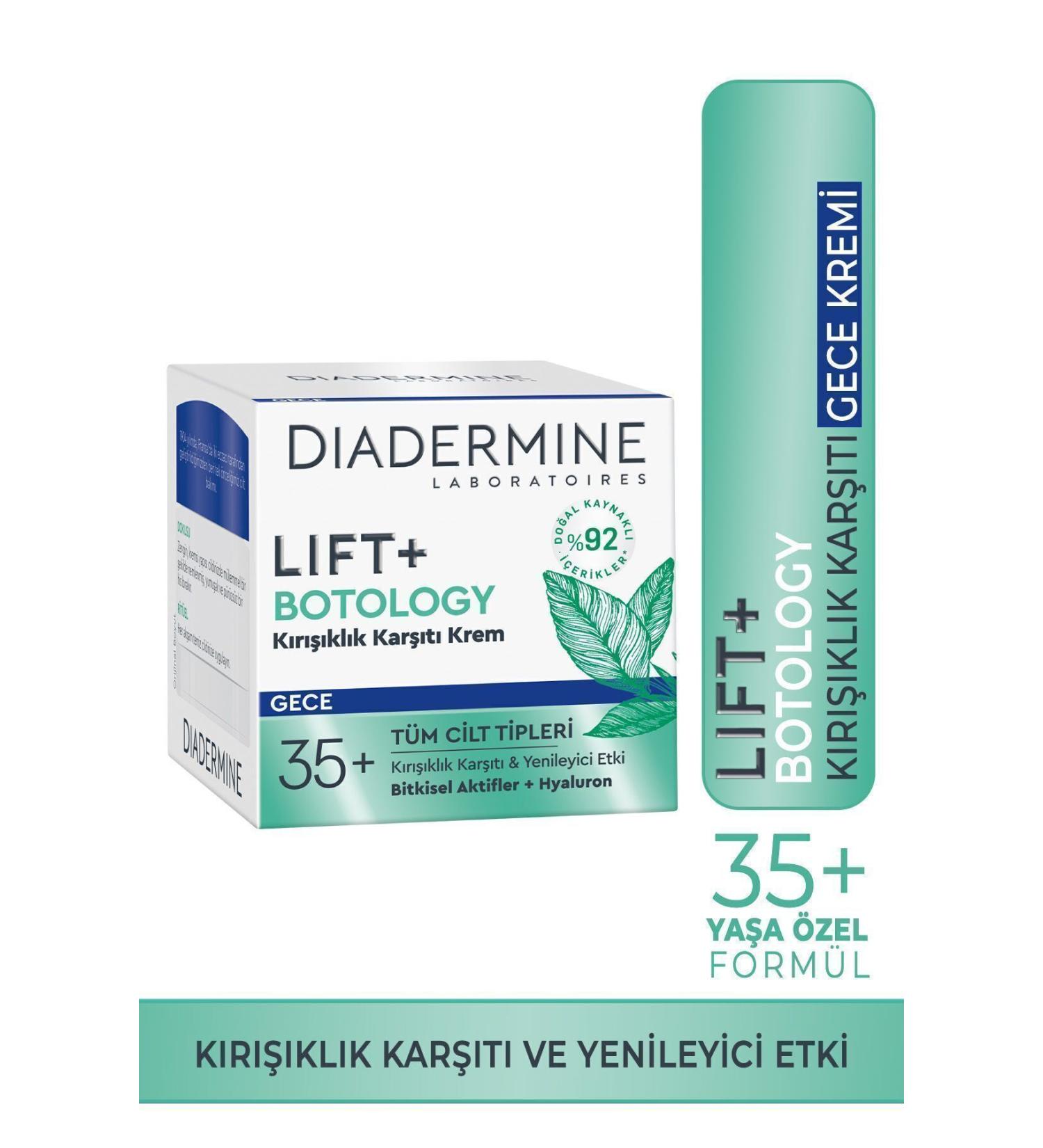 Diadermine Lift+Botology Anti-Wrinkle Night Cream 50 ml - Buy Online on GoSupps.com
