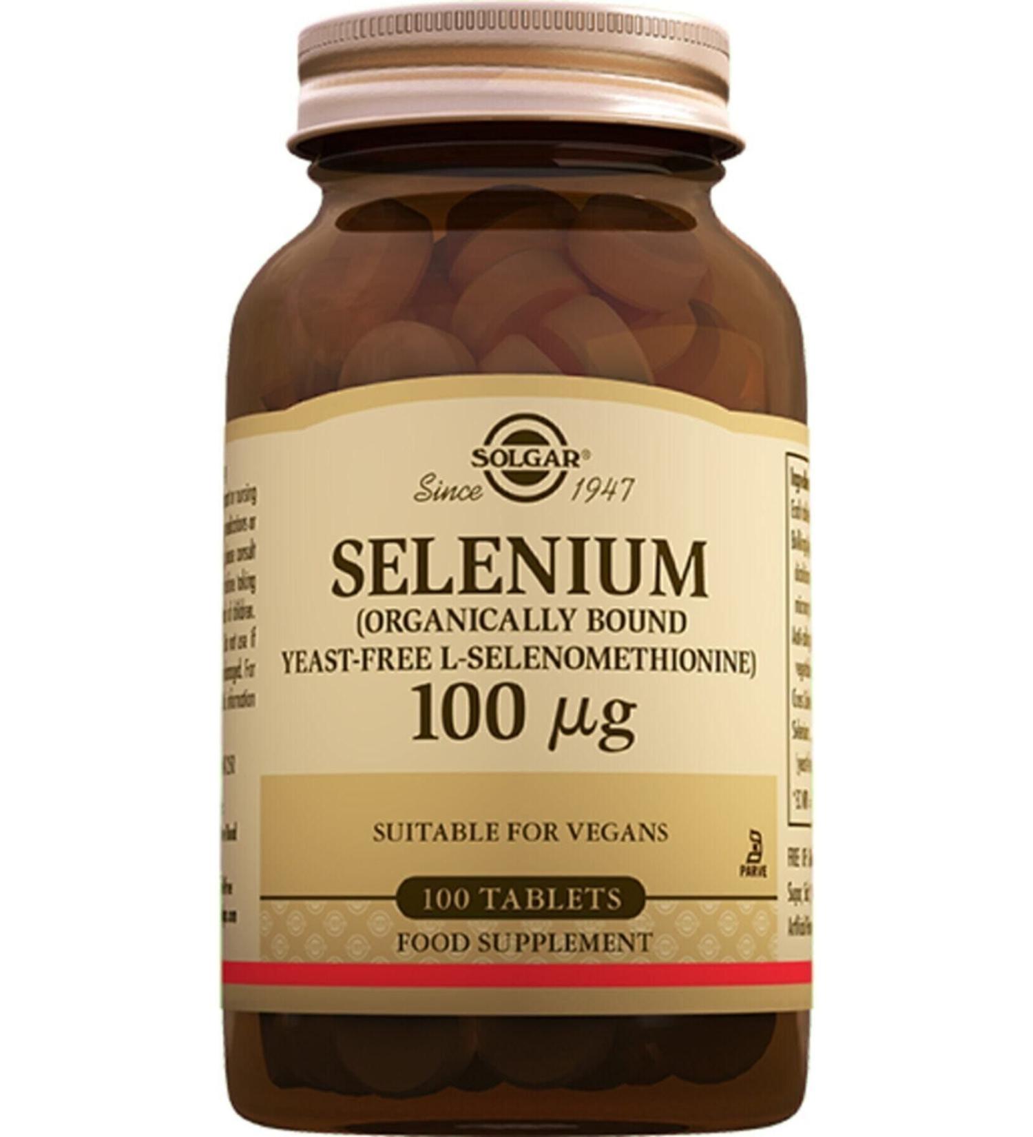 Solgar Selenium 100 Mcg 100 Tablets Selenium Skt:10/24