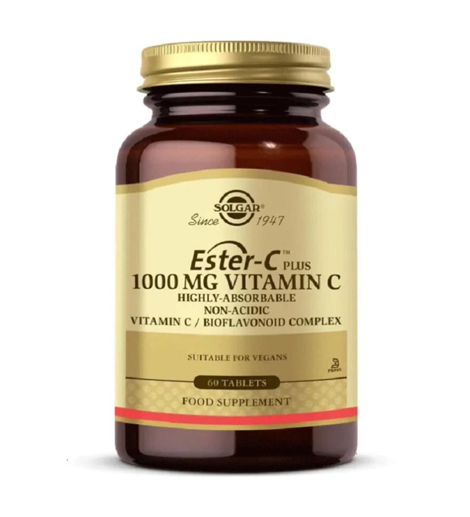 Solgar Ester C Plus 500 Mg 100 Capsules - Buy Online on GoSupps.com