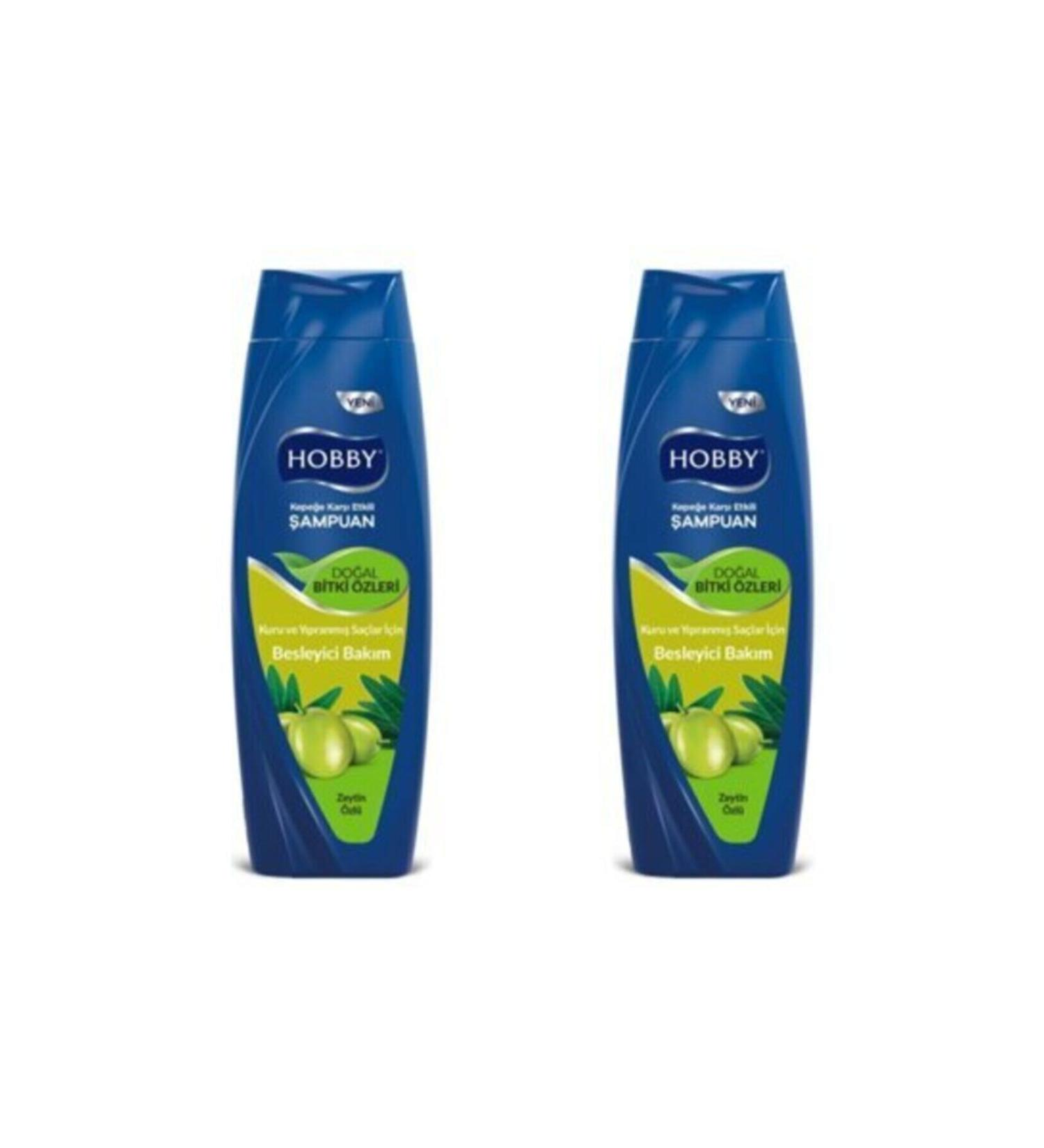 Hobby Shampoo Plant Essence Cap Olive 600ml 2 Pieces