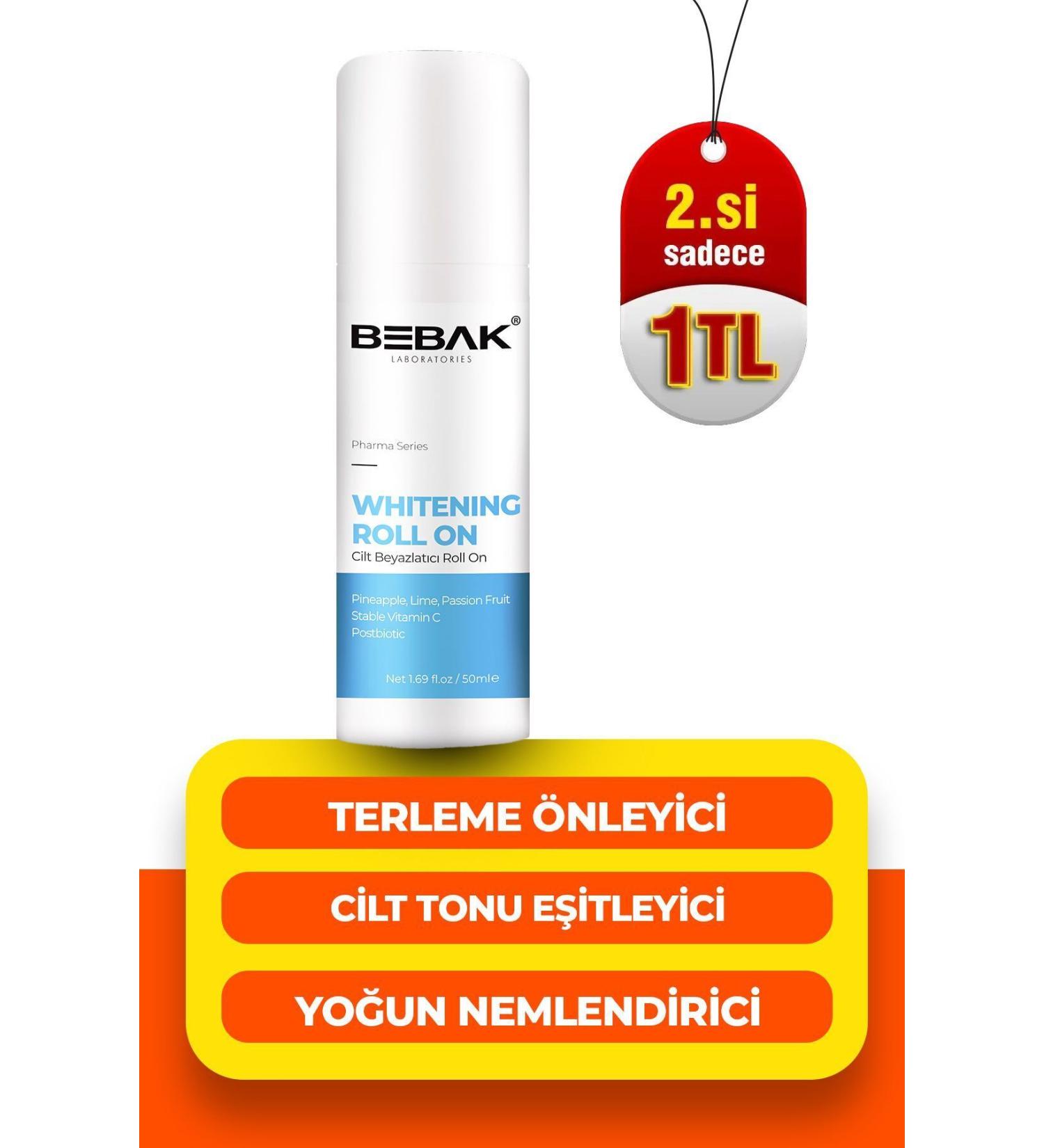 Bebak Underarm Hand Foot Sweating Whitening Effect Roll On 50 ml - Buy Online on GoSupps.com