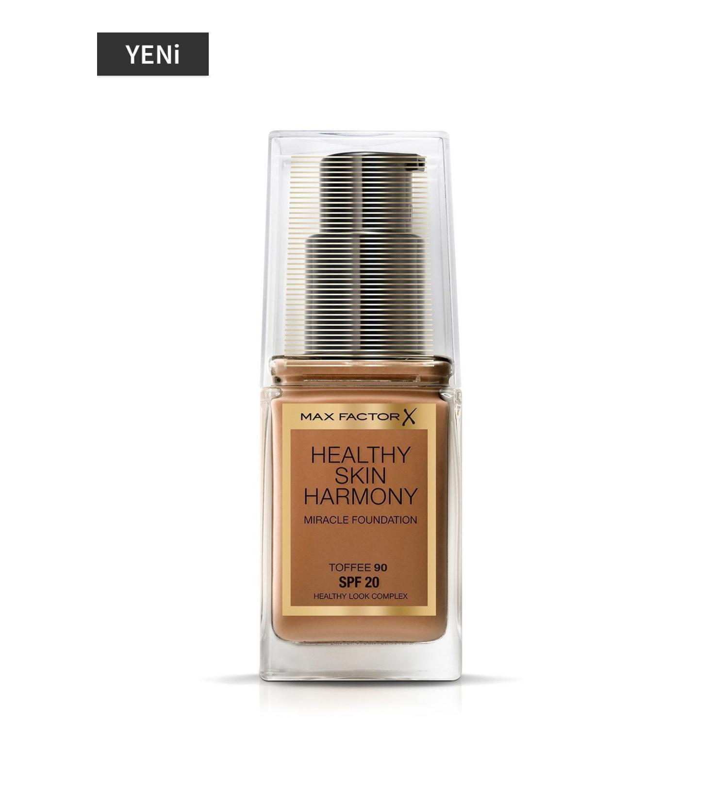 Max Factor Foundation - Healthy Skin Harmony Miracle Foundation 90 Toffee 8005610433646 - Buy Online on GoSupps.com