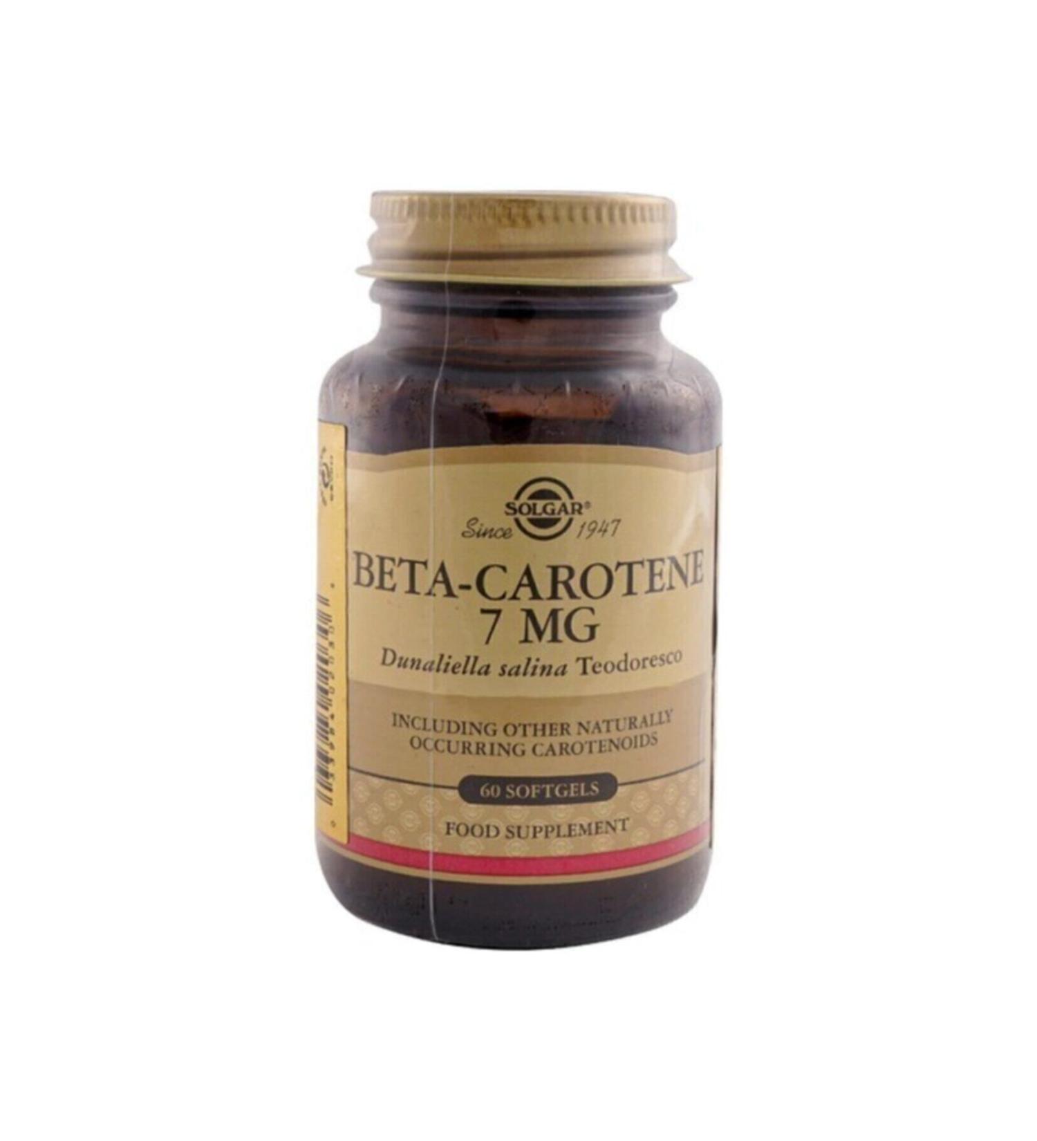 Solgar Beta Carotene 7 Mg 60 Capsules