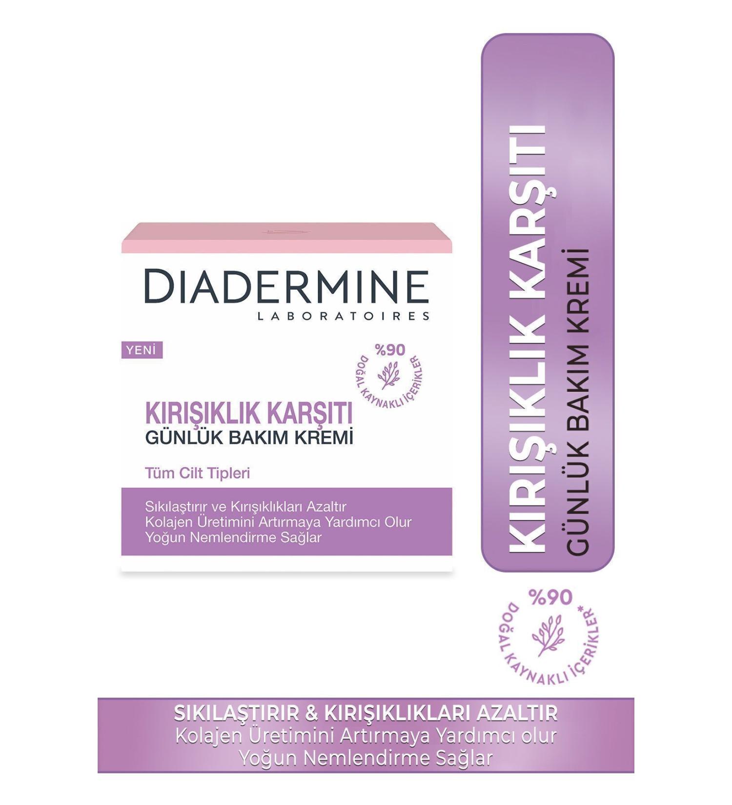 Diadermine Anti-Wrinkle Daily Care Cream 50 ml - Buy Online on GoSupps.com