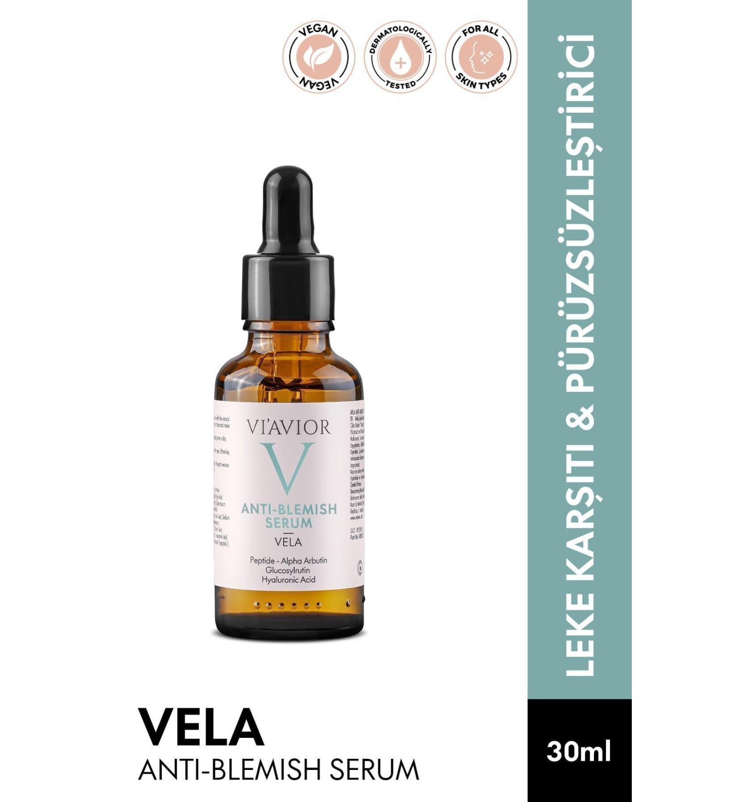 V AVIOR Vela Anti-Spot Arbutin Skin Serum Vegan Moisturizing Brightening Smoothing 30ml - Buy Online on GoSupps.com