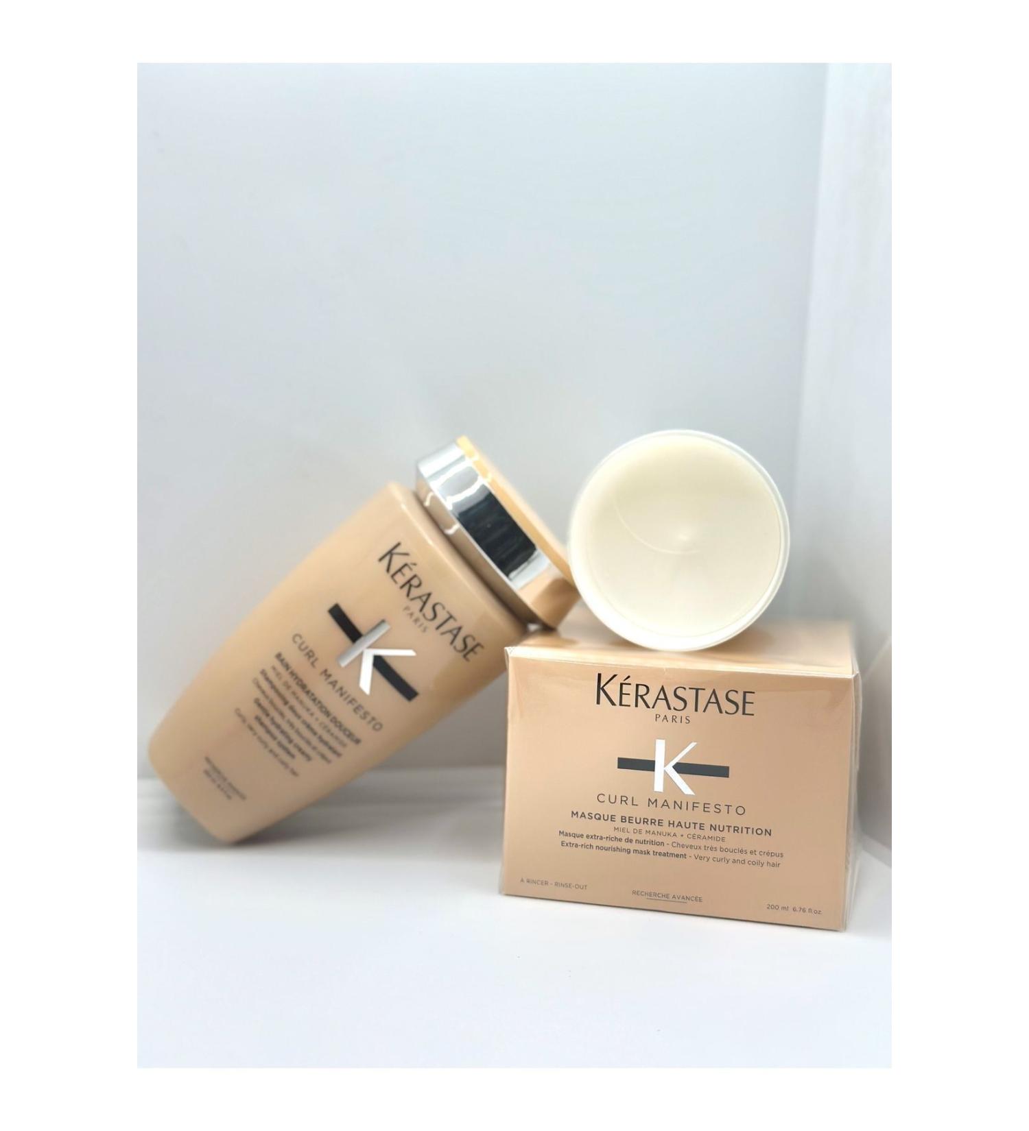 Kerastase **KERASTASE Curl Manifesto-Professional Care Shampoo for Curly Hair 250ml and Hair Mask 200ml. - Buy Online on GoSupps.com