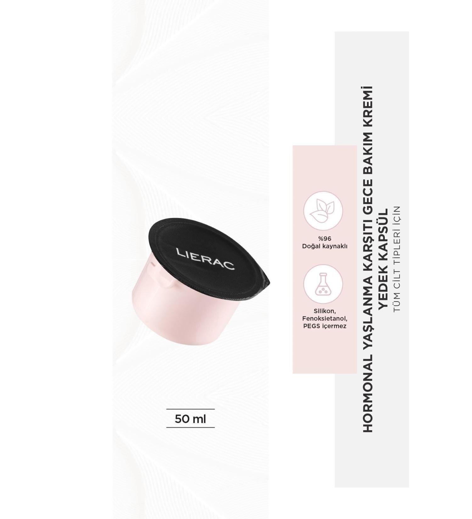 Lierac Arkeskin Hormonal Anti-Aging Night Care Cream Spare Capsule 50m - Buy Online on GoSupps.com