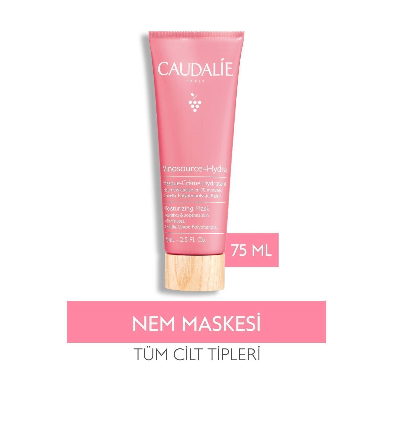 Caudalie Vinosource-Hydra Moisture Mask 75 ml - Buy Online on GoSupps.com