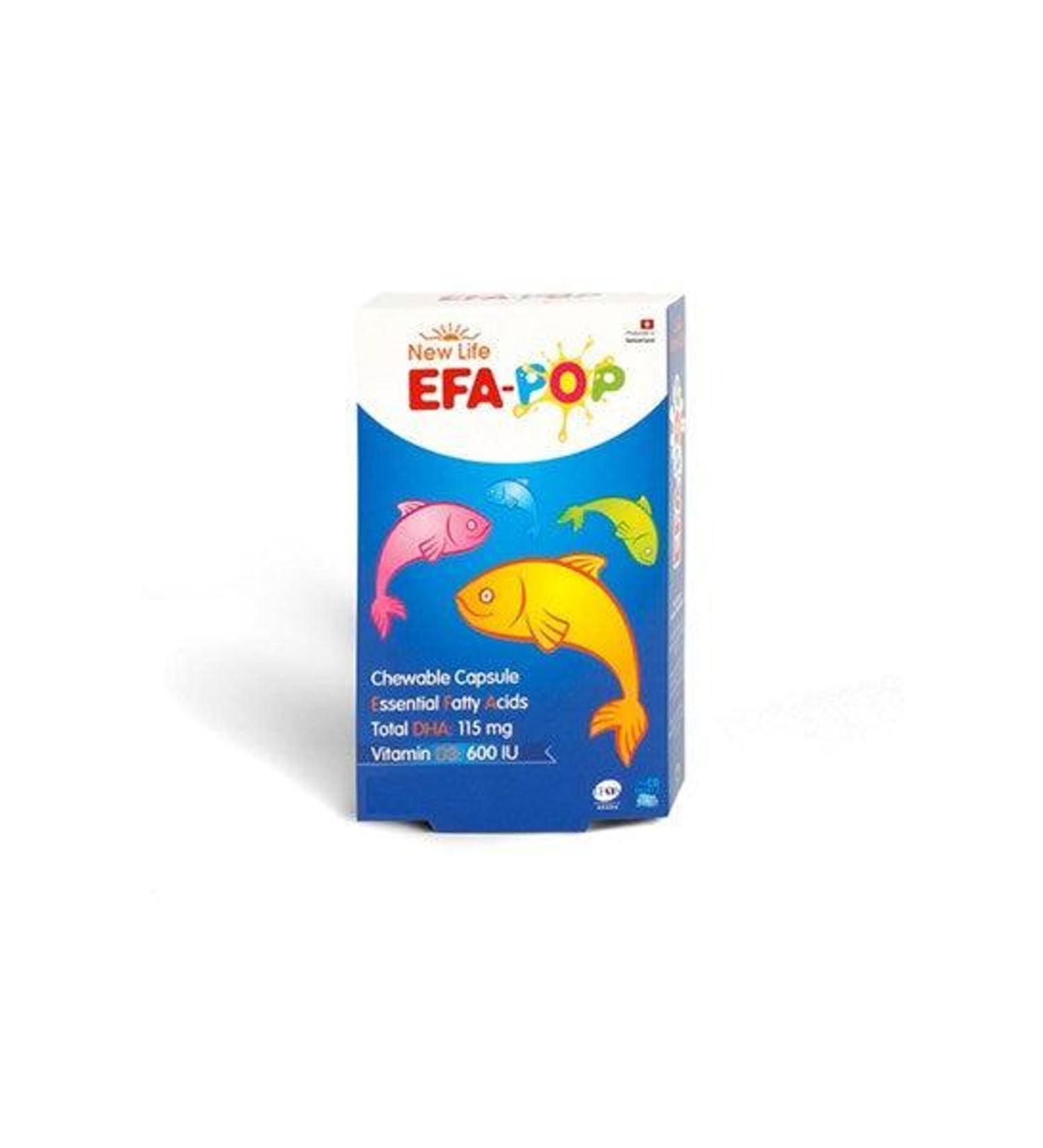New Life Efa Pop 500 Mg Chewable 30 Softgels