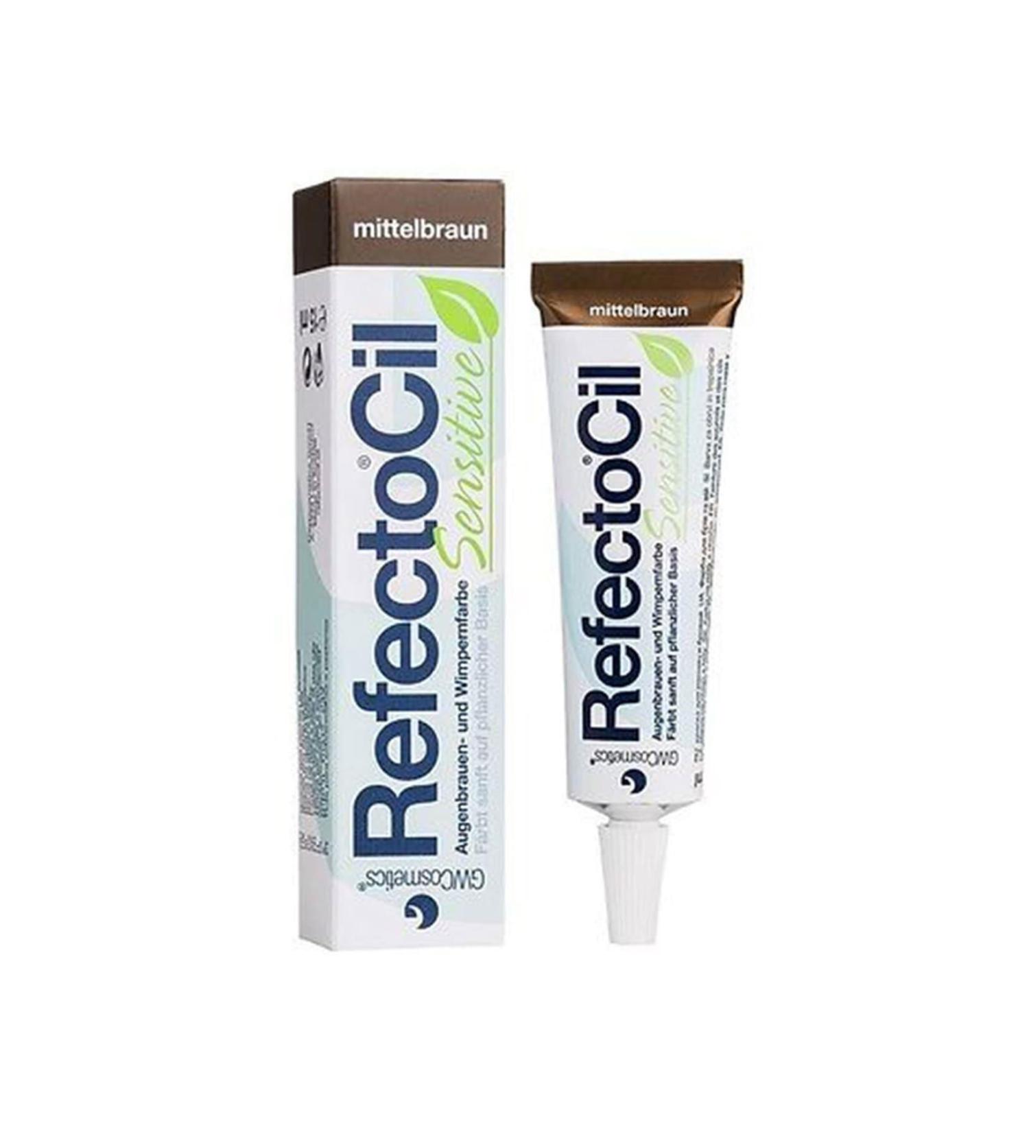 Refectocil Sensitive Eyebrow and Eyelash Dye Medium Brown 15 ml