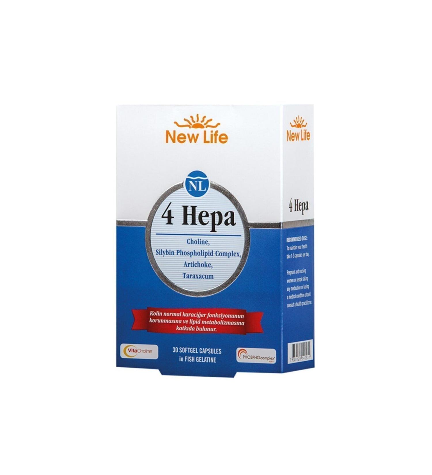 New Life Newlife 4 Hepa 30 Softgels