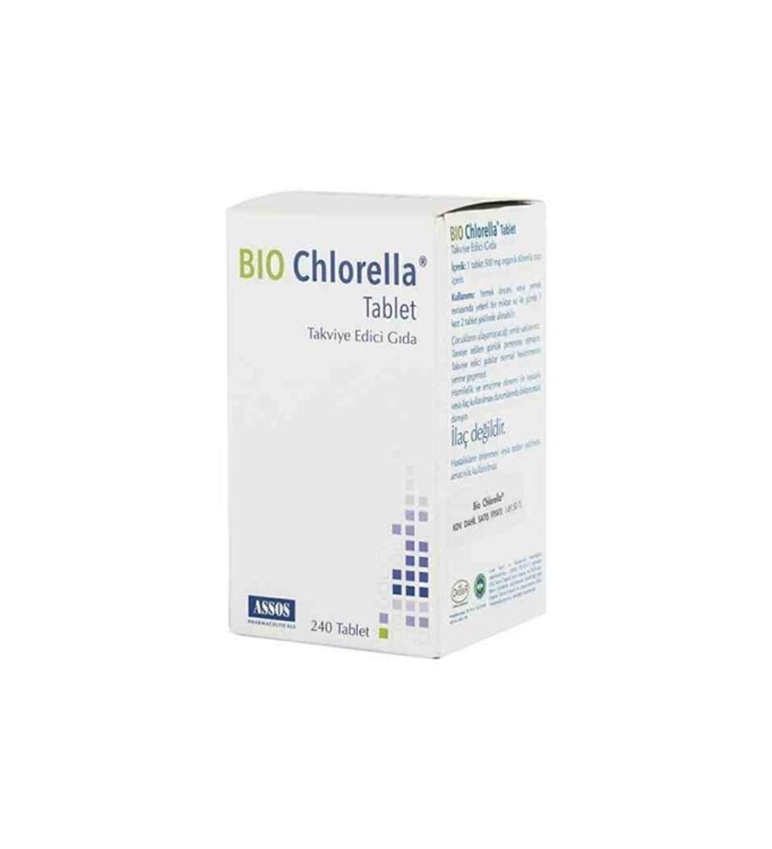 Assos Bio Chlorella 240 Tablets 2026