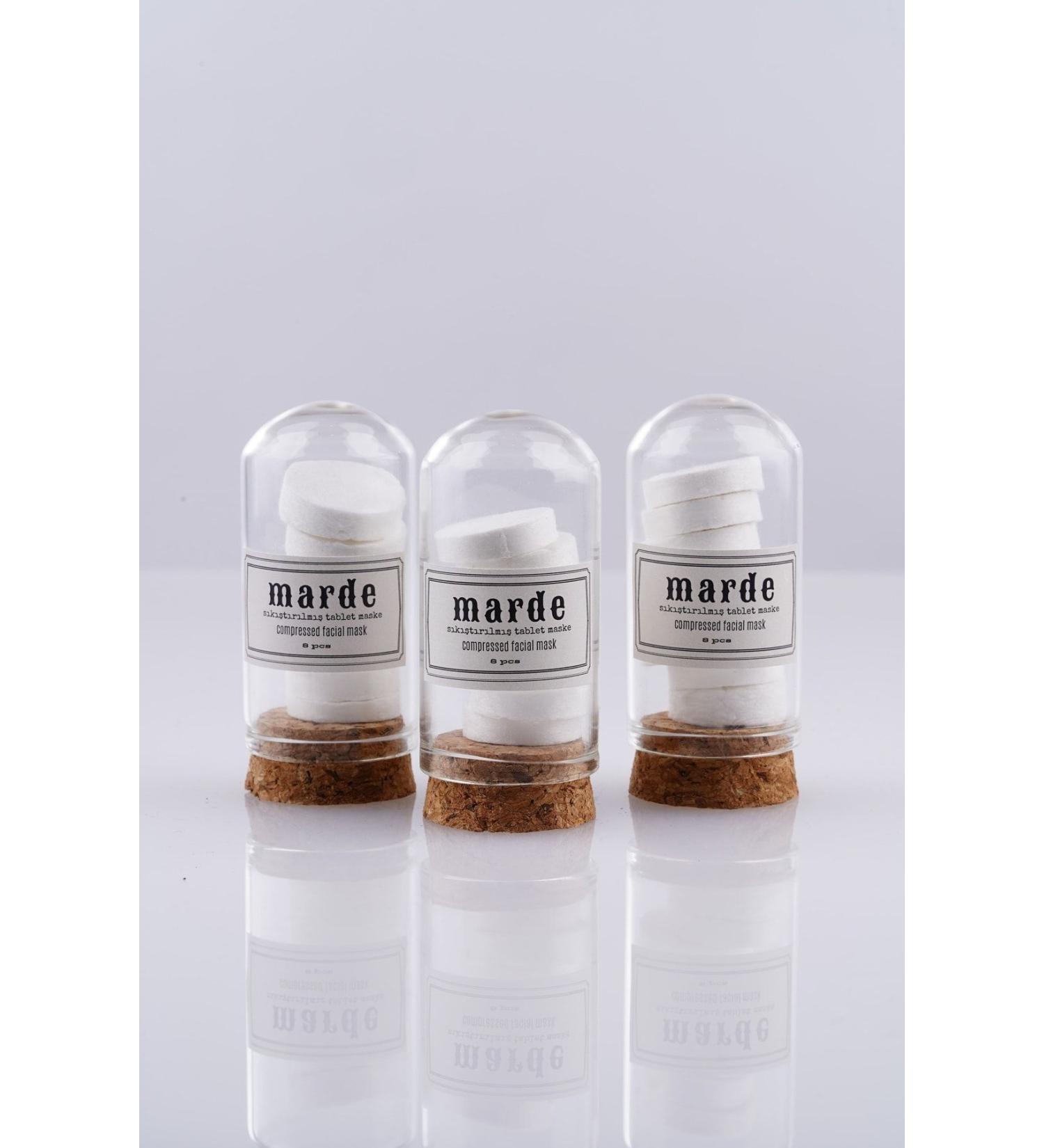 Marde Natural Compressed Tablet Mask - 8 Tablets - Buy Online on GoSupps.com