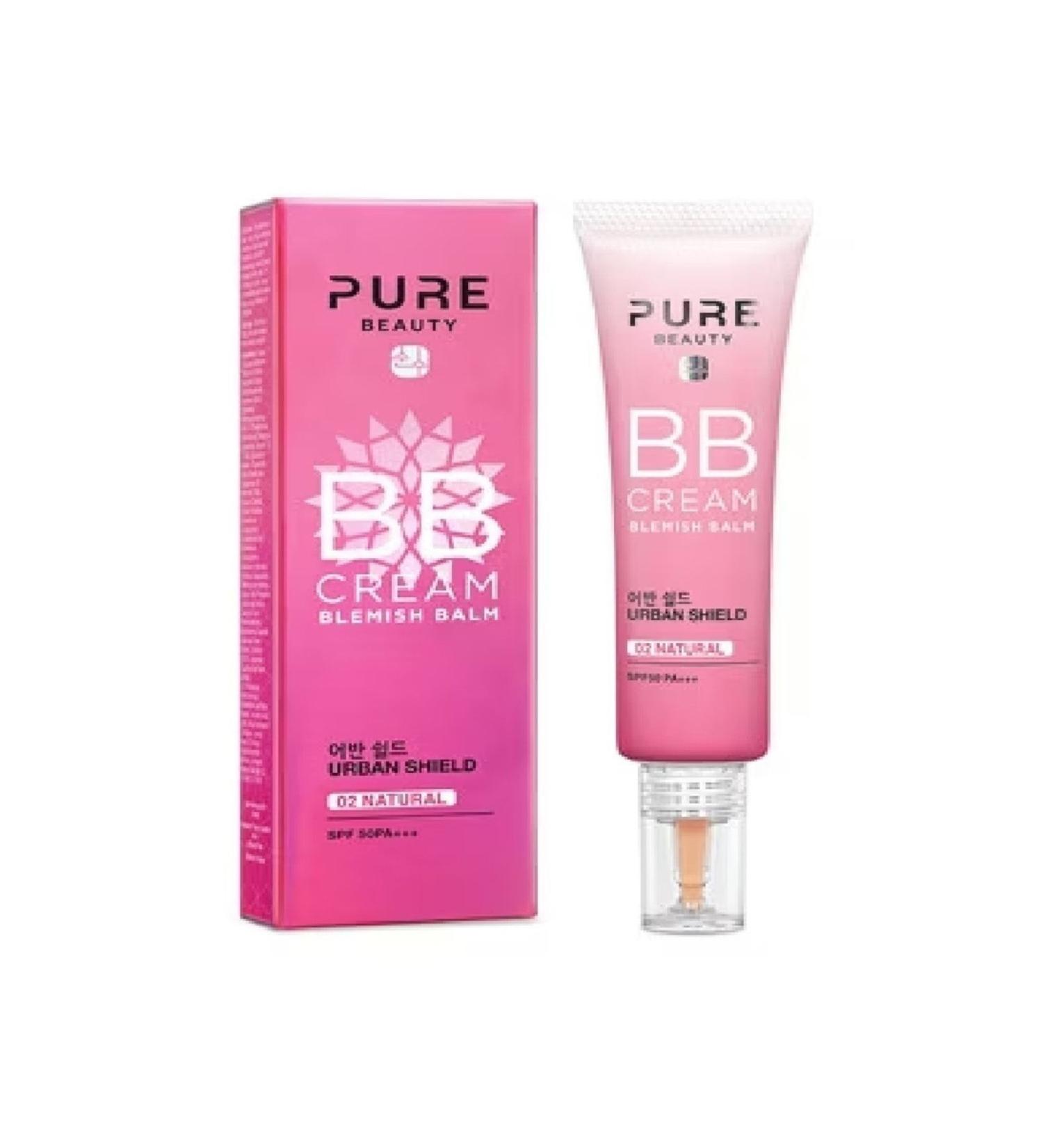 PURE BEAUTY Blemish Lightening BB Cream for Blemish Prone Skin (SPF 50): Natural (30 ml) - Buy Online on GoSupps.com