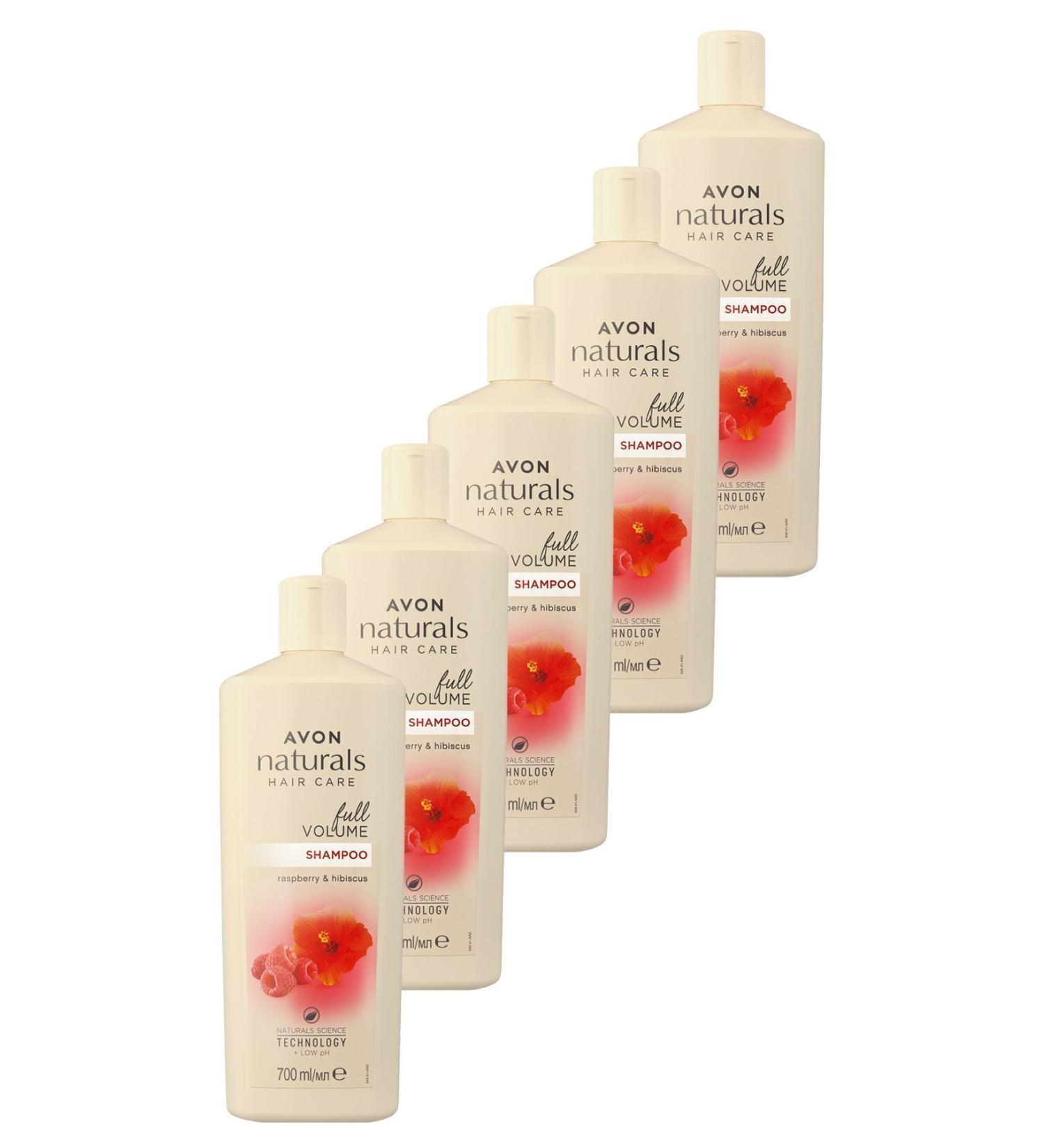 Avon Blackberry and Hibiscus Essence Shampoo 700 Ml. Set of Five - Buy Online on GoSupps.com