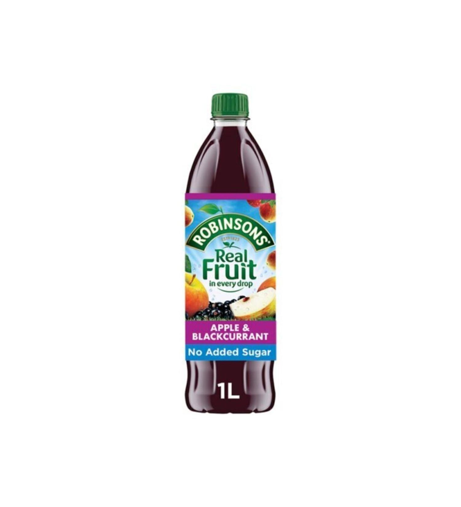 Robinsons Apple Blackcurrant No Added Sugar 1l