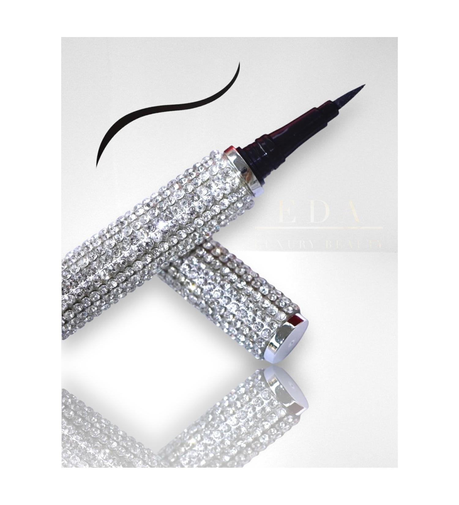 EDA LUXURY BEAUTY Ultra Thin Felt Tip Eyeliner Black Shiny Waterproof Liquid Eyeliner Vegan Precision Eye Liner - Buy Online on GoSupps.com