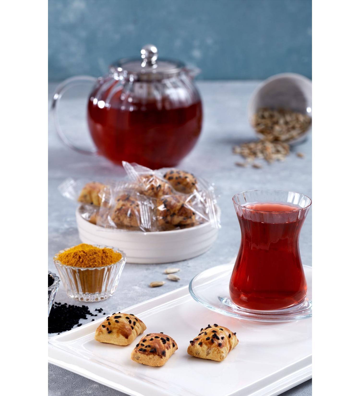 LOQO Black Cumin Coated Sunflower Seeds Turmeric Mini Cookies 1 KG (Individually Packaged) - Buy Online on GoSupps.com