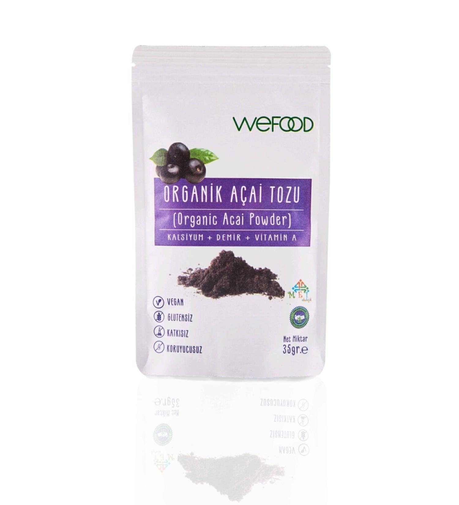 Wefood Organic Acai Powder 35 gr Classic - Buy Online on GoSupps.com