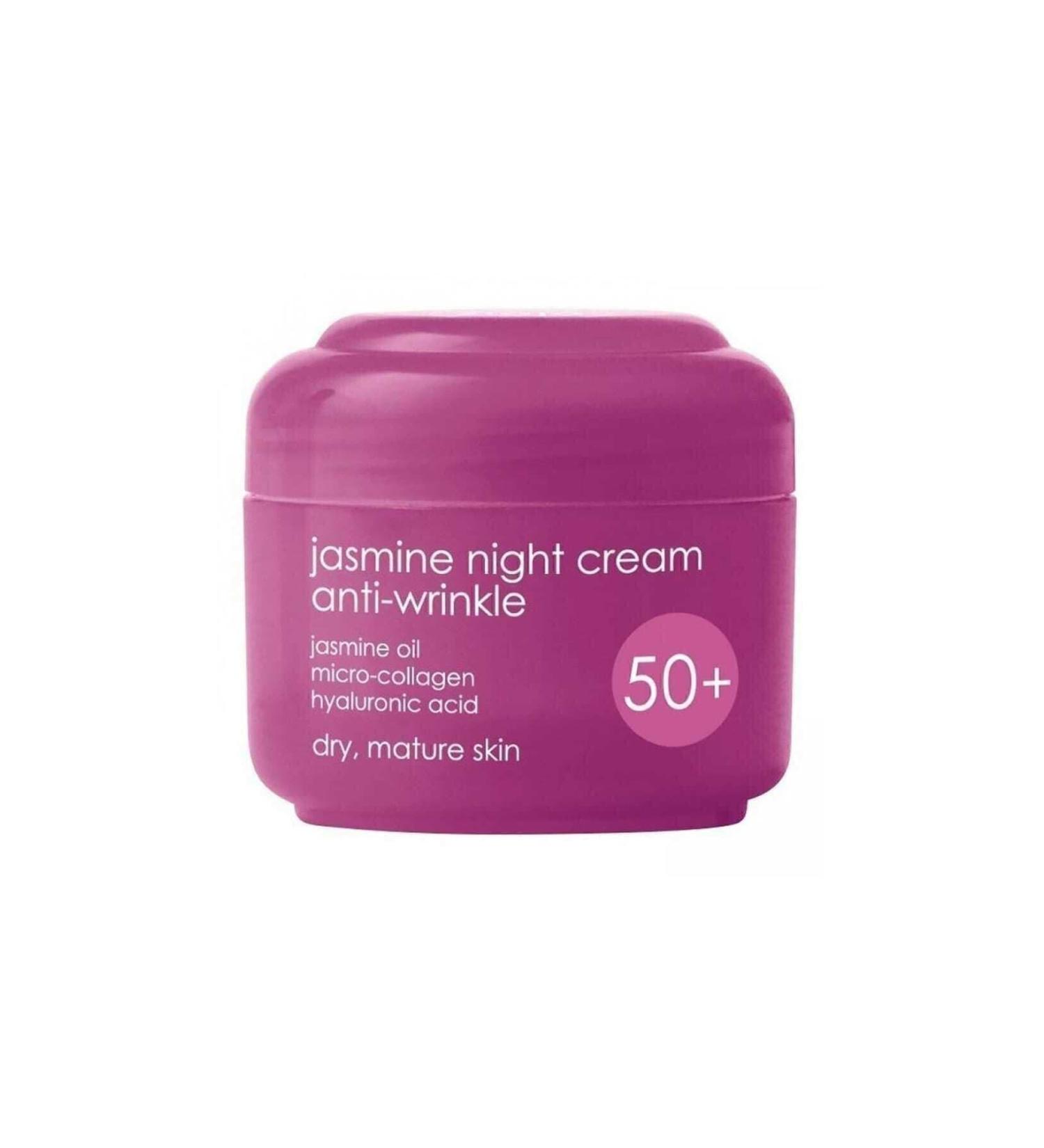 Ziaja Jasmine Oil Essence Night Cream 50 ml - Buy Online on GoSupps.com