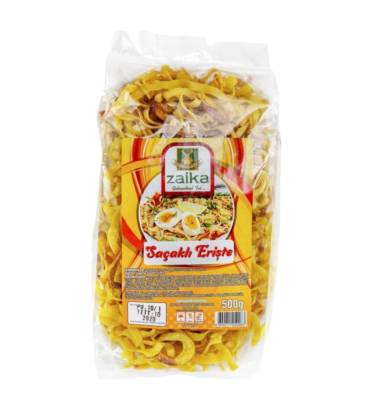 Zaika Fringed Noodles 500Gr
