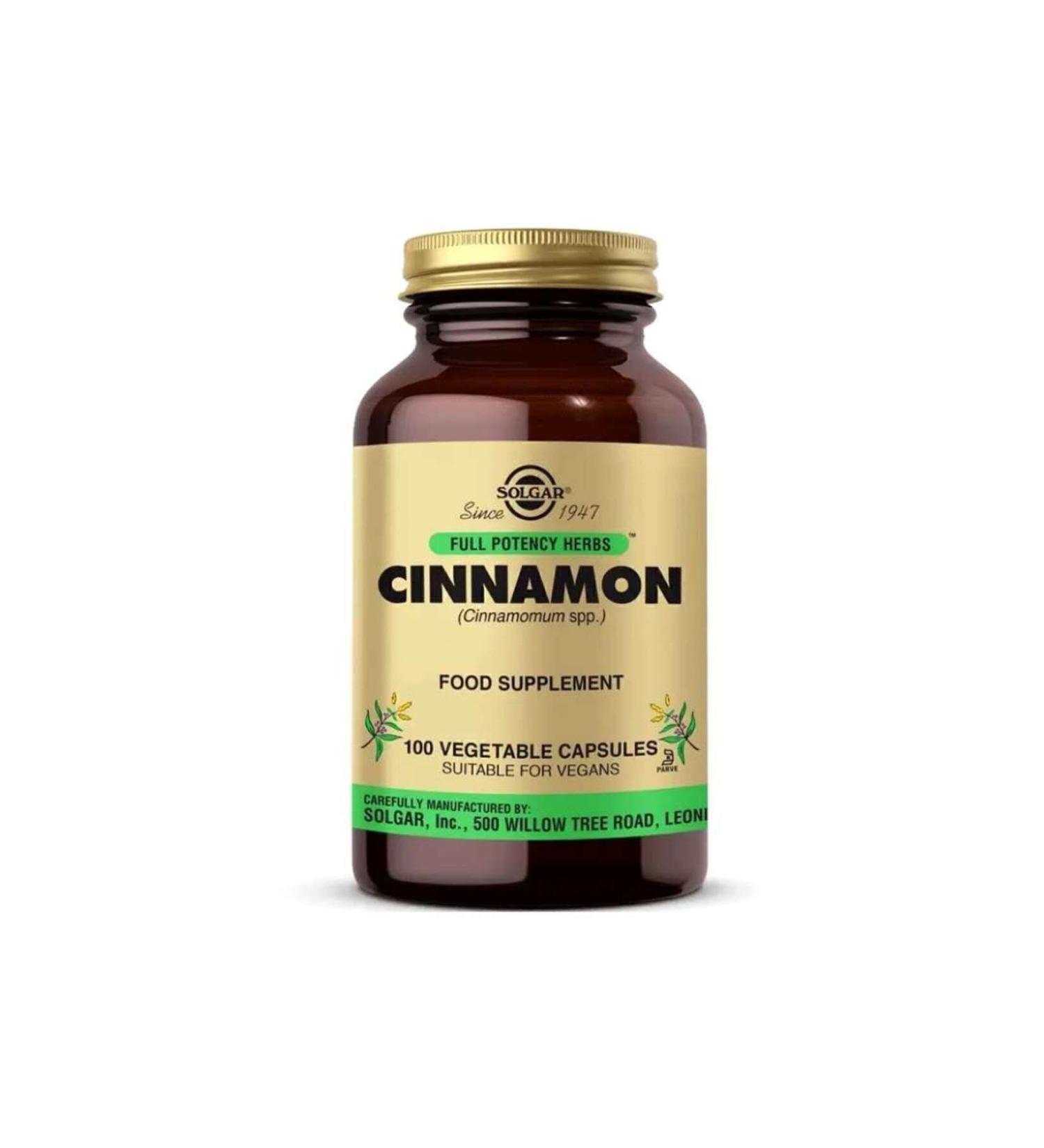 Solgar Sol-gar Cinnamon 100 Herbal Capsules