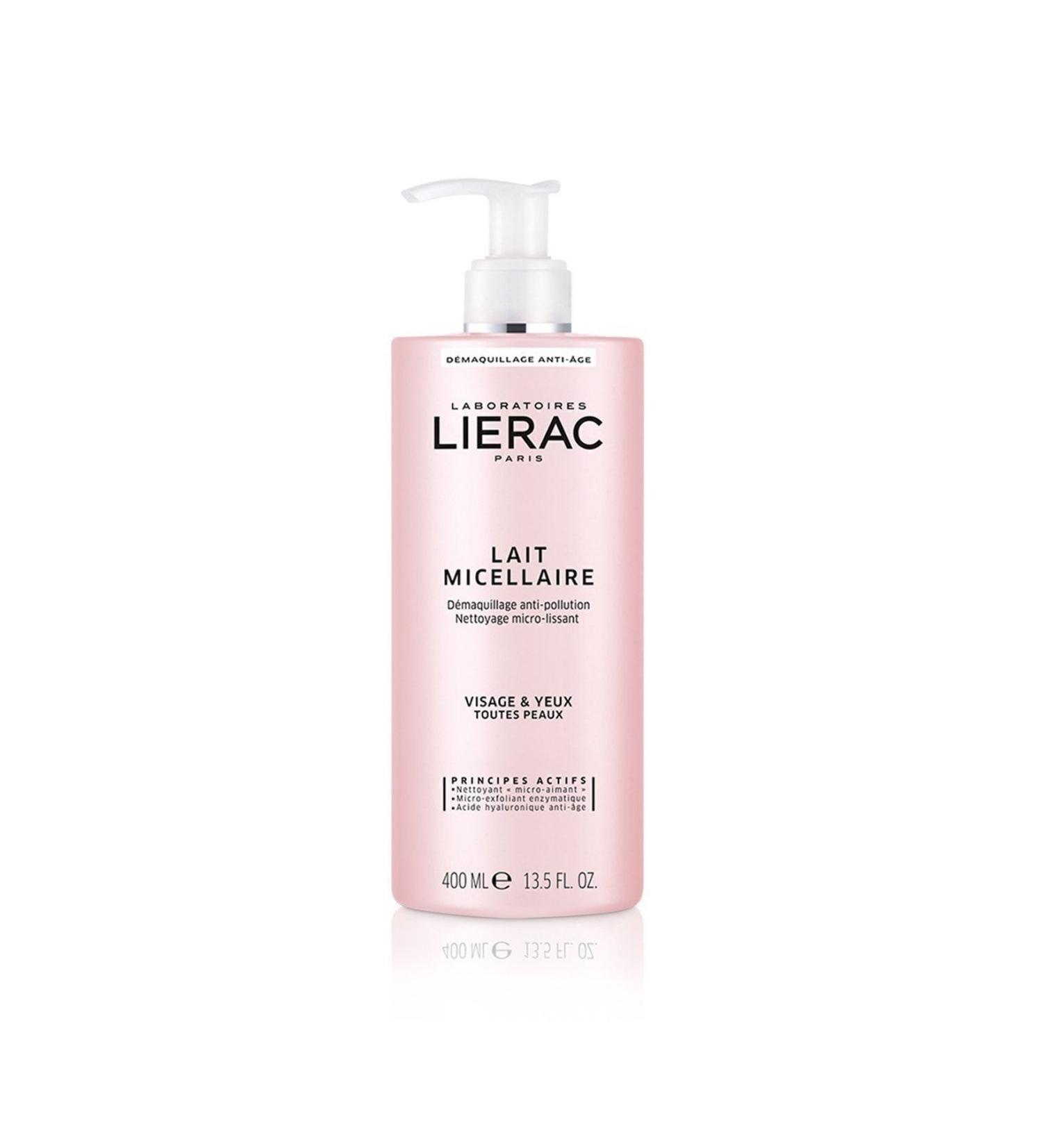 Lierac Double Cleanser Micellar Milk Double Action Micellar Milk Cleanser for All Skin Types 400 M