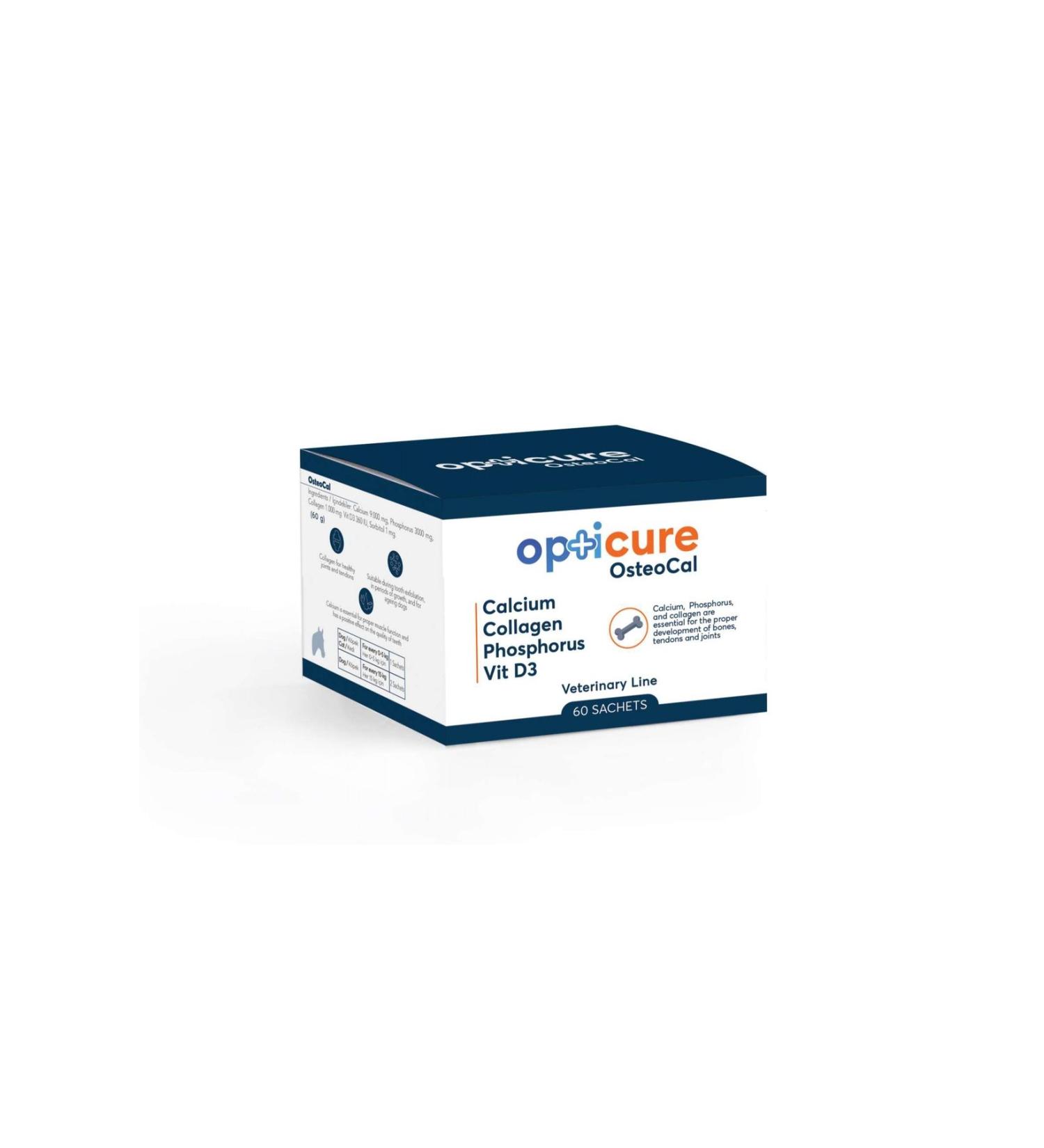 opticure OsteoCal Bone Supplement CAT / DOG 60*1gr
