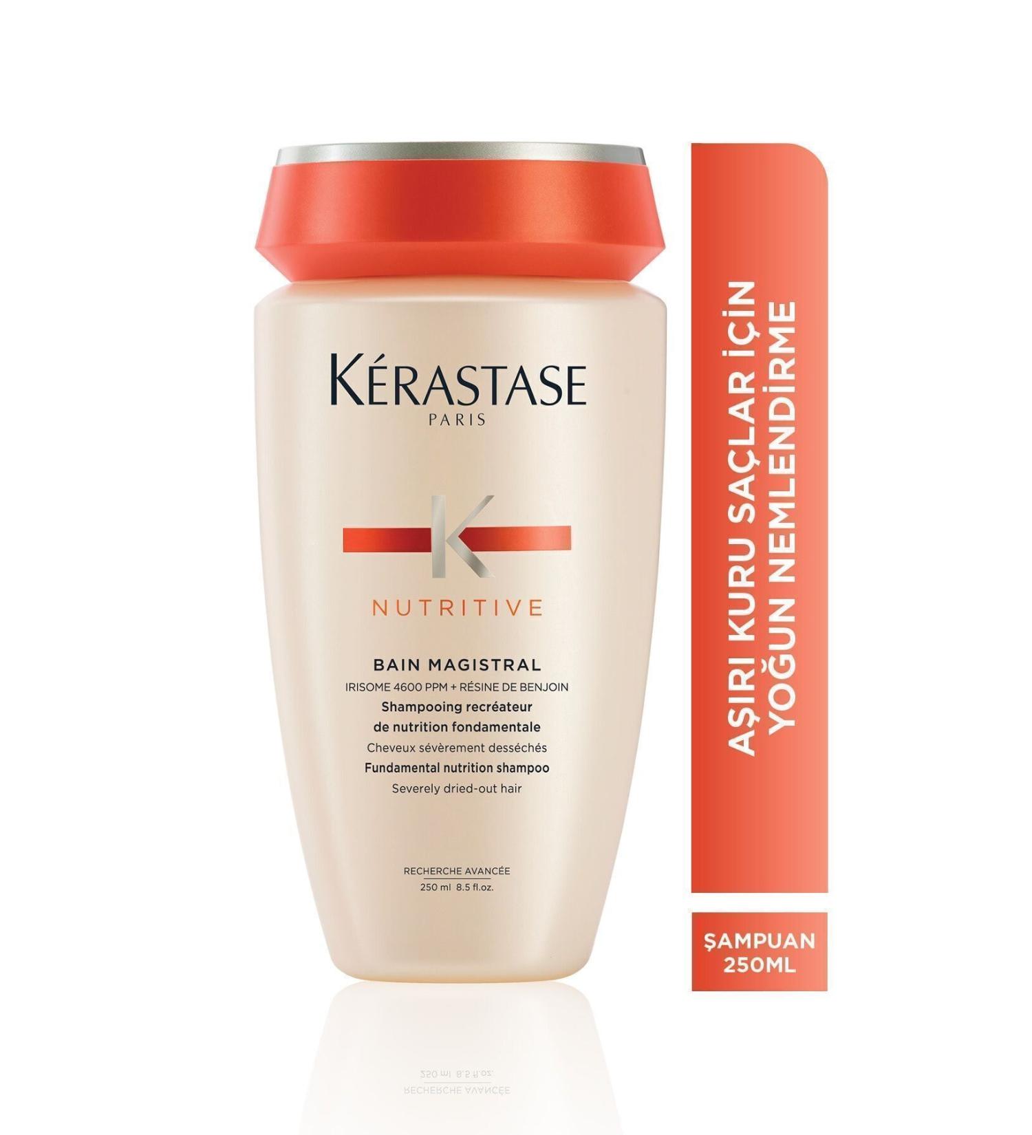 Kerastase Nutritive Bain Magistral Moisturizing Nourishing Shampoo for Extremely Dry Hair 250ml - Buy Online on GoSupps.com