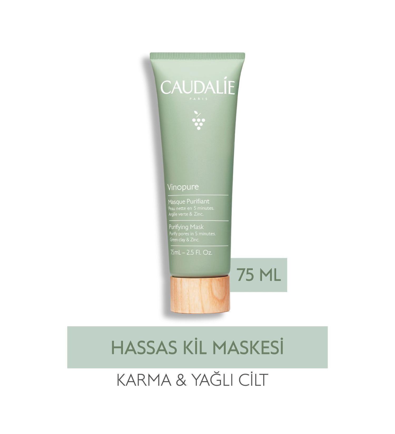 Caudalie Vinopure Sensitive Clay Mask 75 ml - Buy Online on GoSupps.com