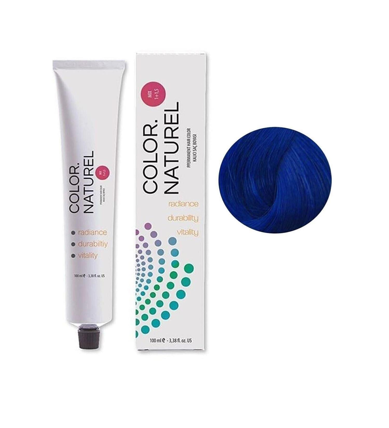 Color Naturel I - Permanent Hair Dye Blue 100ml - Buy Online on GoSupps.com