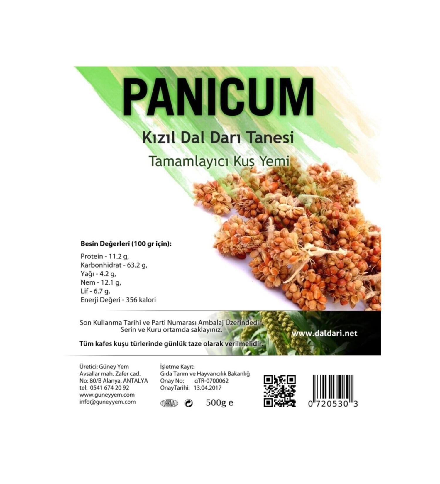 Dal Millet Net Red Dal Millet Grain 500 gr Panicum