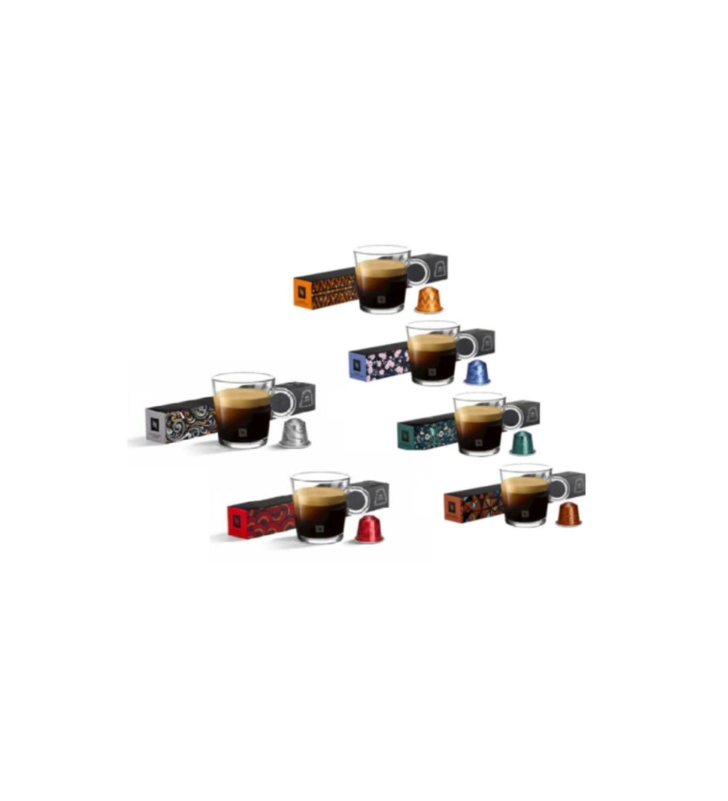 Nespresso World Explorations Tokyo-cape Town-stockholm-vienna Linizio-shangai-buenos Set of 6