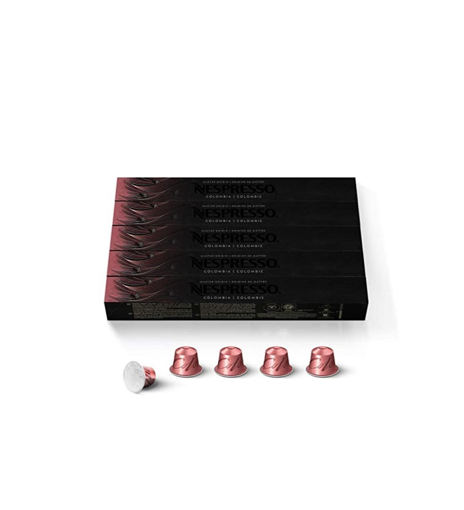 Nespresso Master Origins Colombia Capsule Coffee 5x10 50 Capsules "neskpres"