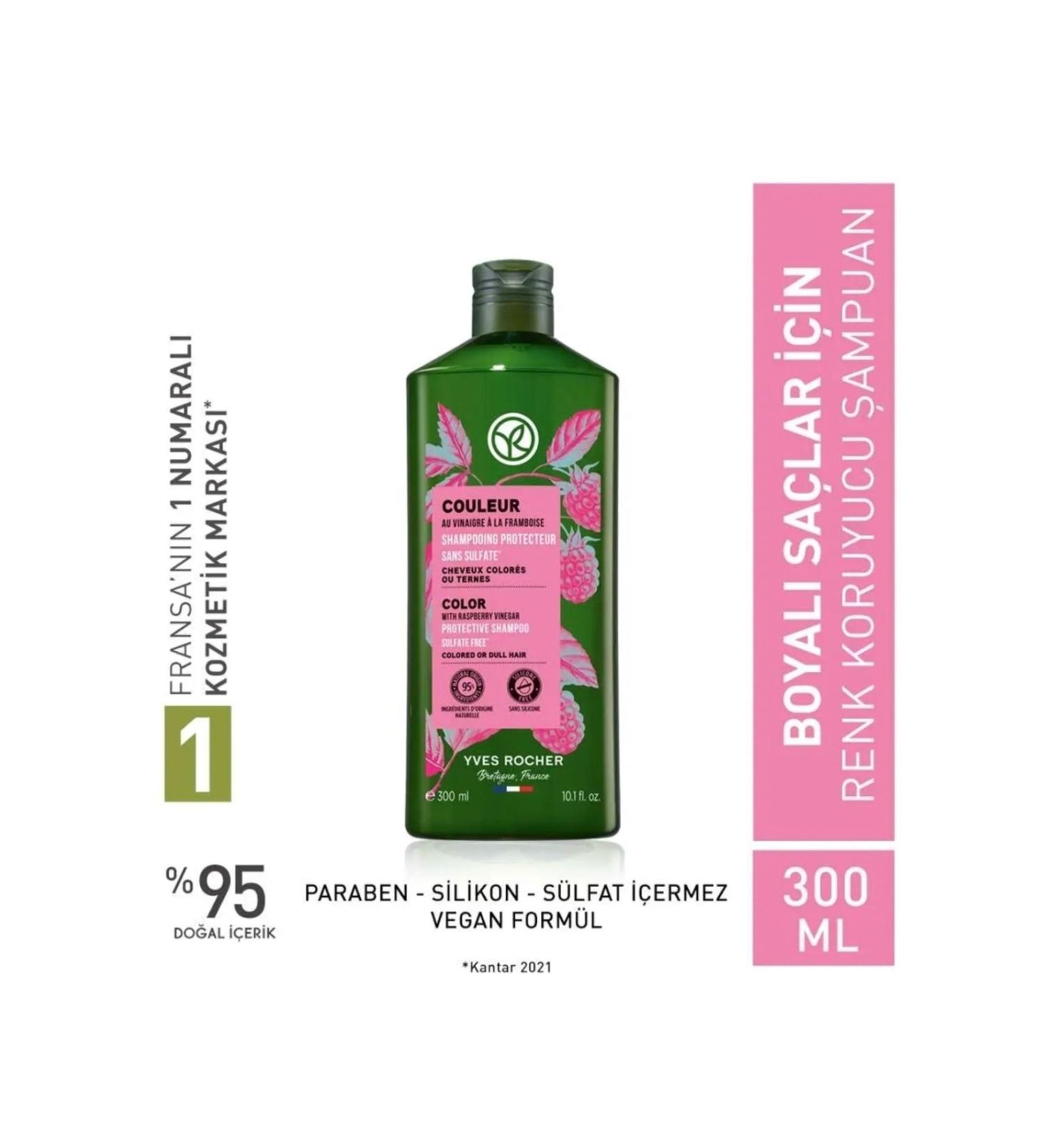 Yves Rocher YR Couleur Color Protecting Shampoo for Dyed Hair - 300 ml - Buy Online on GoSupps.com