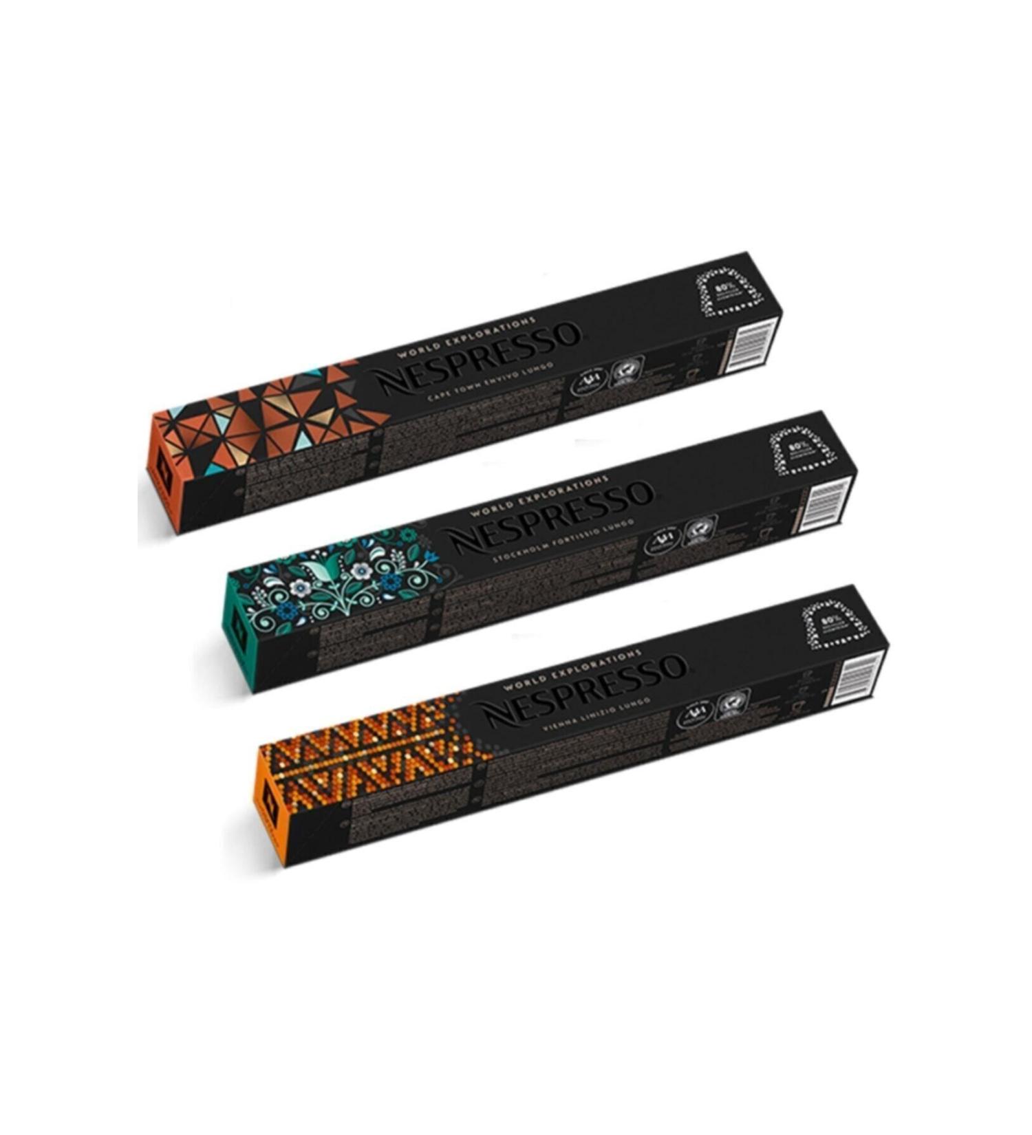 Nespresso Cape Town Envivo Lungo Stockholm Fortissio Lungo Vienna Linizio Capsule Coffee Set of 3