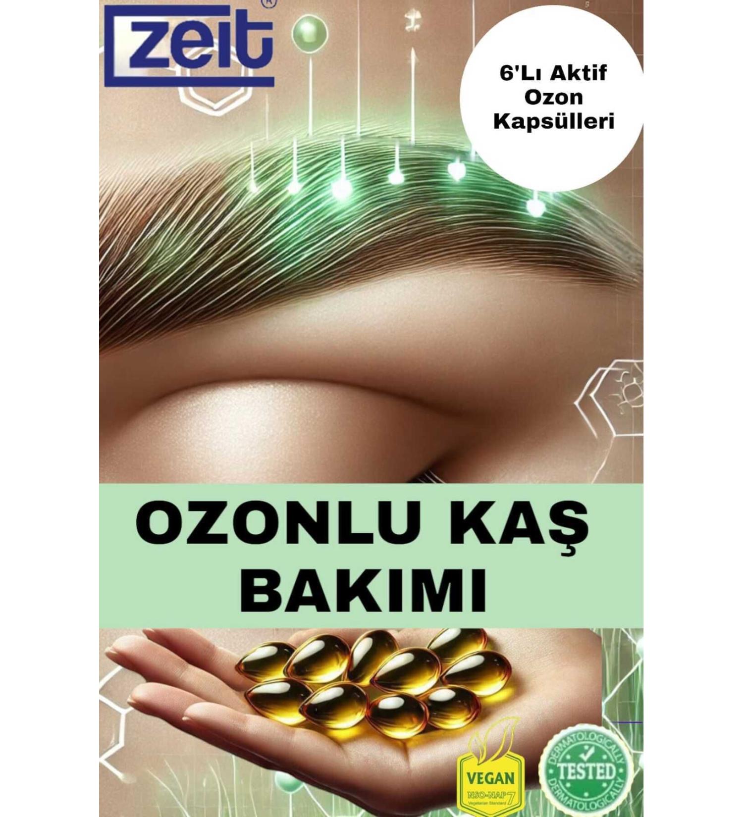 ZEIT OZON Ozonated Eyebrow Loss Prevention Cream | Anti-Stain Anti-Wrinkle Anti-Acne Active Ozone Capsules 6-Piece - Buy Online on GoSupps.com