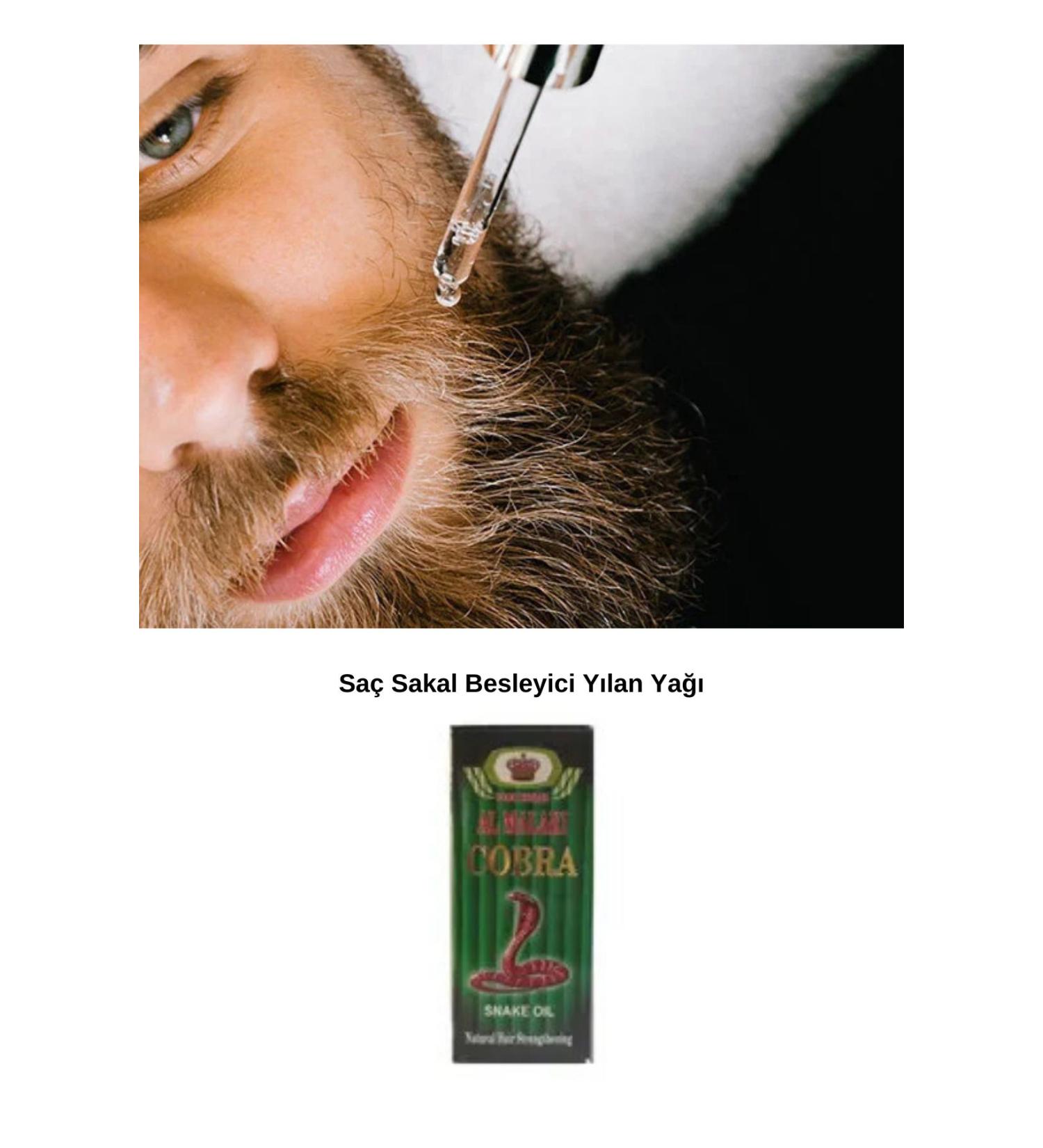 Lisinya Cobra Hair and Beard Nourishing Thickening Snake Oil 70ml - Lisinya