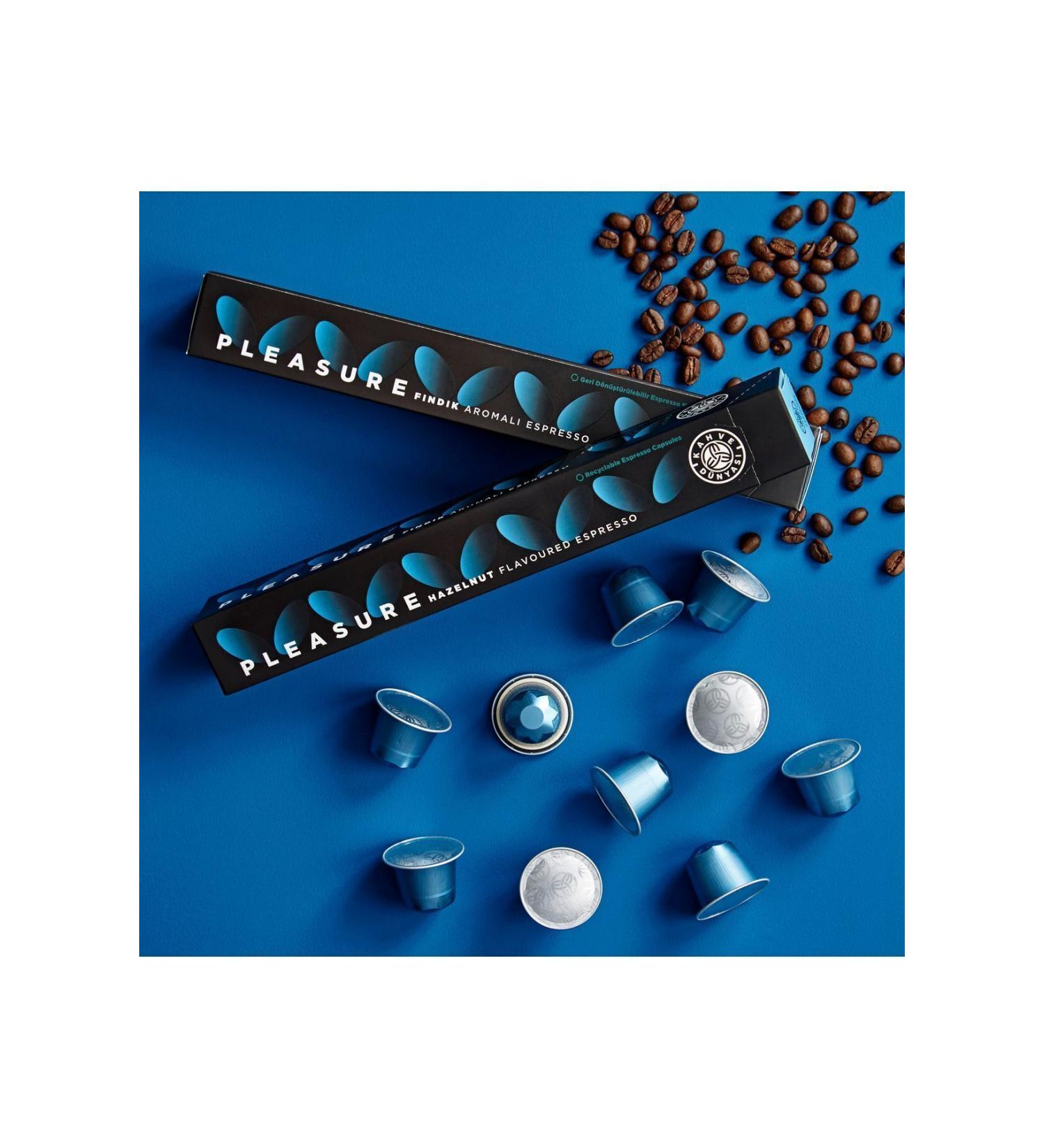 Coffee World Hazelnut Flavored Capsule Coffee Box of 10 - Buy Online on GoSupps.com