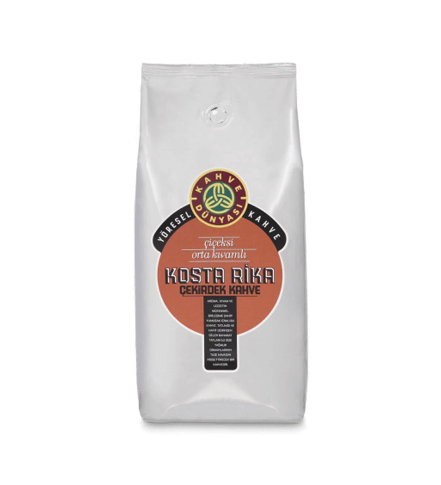 Coffee World Costa Rica Roasted Beans 1 kg