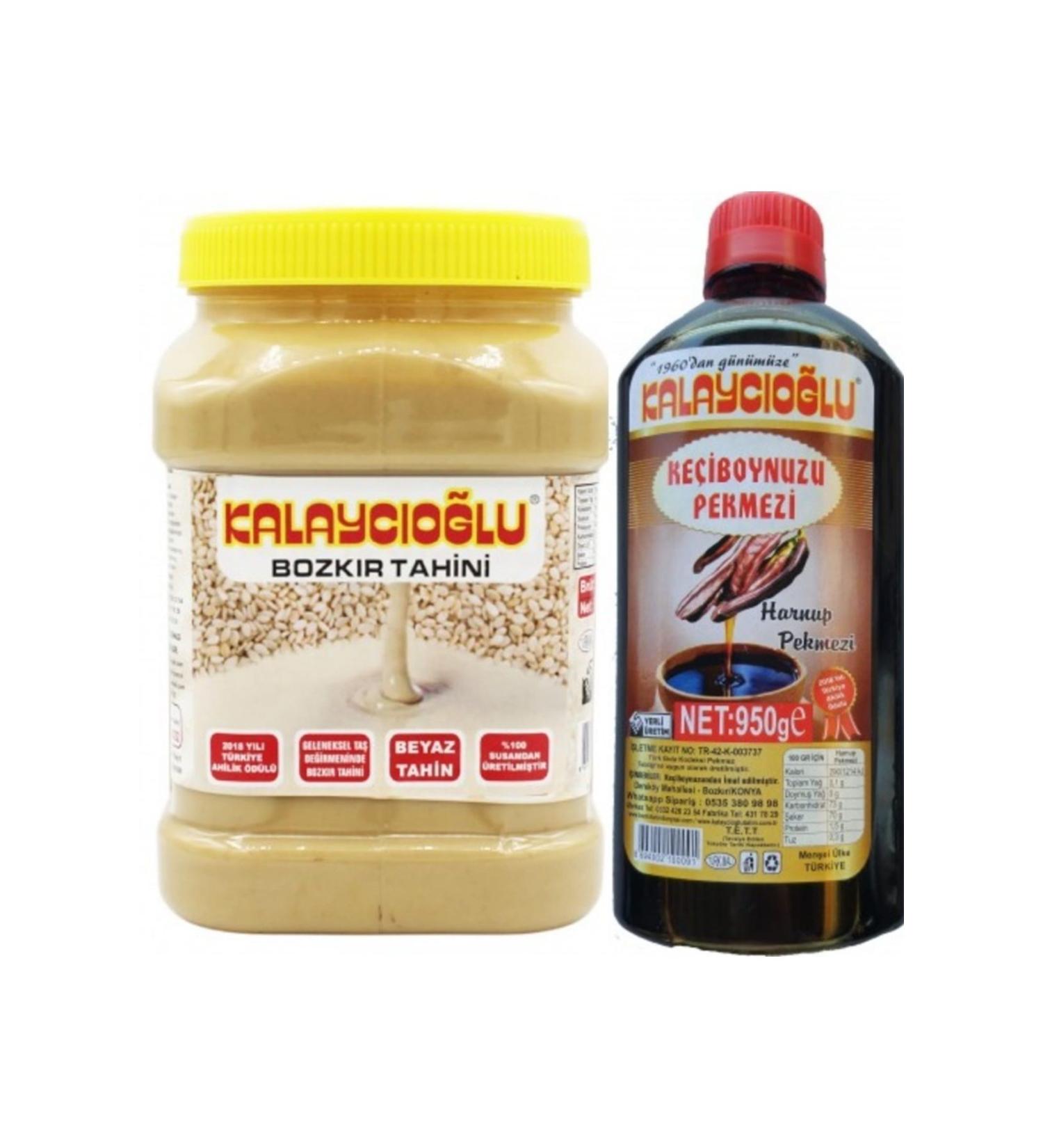 Kalayc o lu Bozk r White Tahini 935 gr - Carob Molasses 950 gr