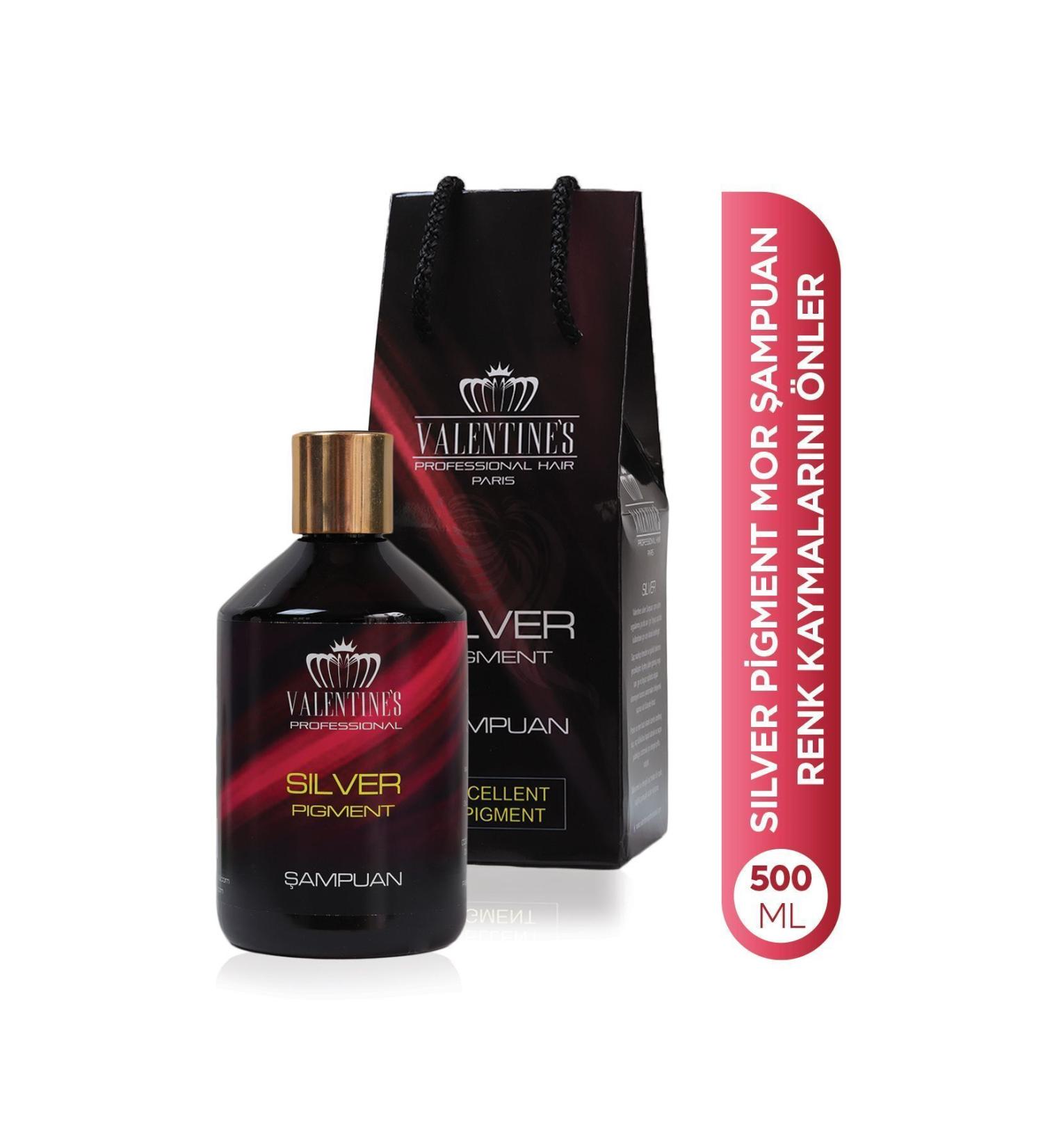 VALENTINES PROFESSIONAL Premium Silver Pigment Purple Shampoo / Like Freshly From the Hairdresser With Every Wash - Buy Online on GoSupps.com