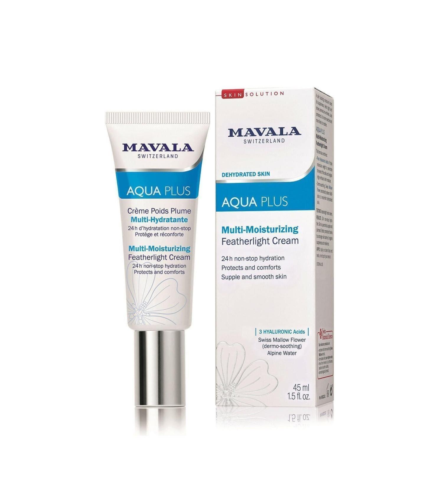 Mavala Aqua Plus Multi Moisturizing Featherlight Cream 45 ml