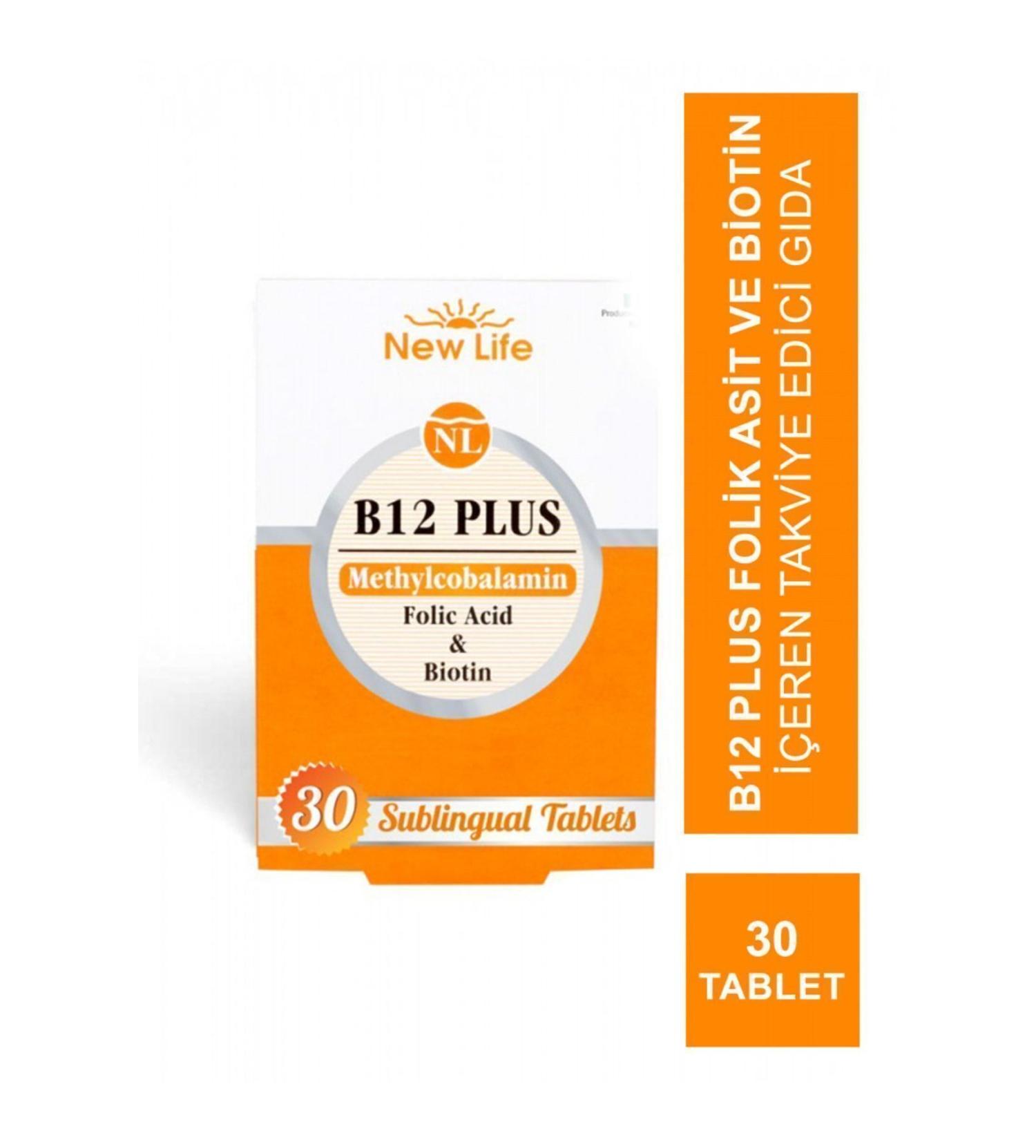 New Life B12 Plus 30 Sublingual Tablets